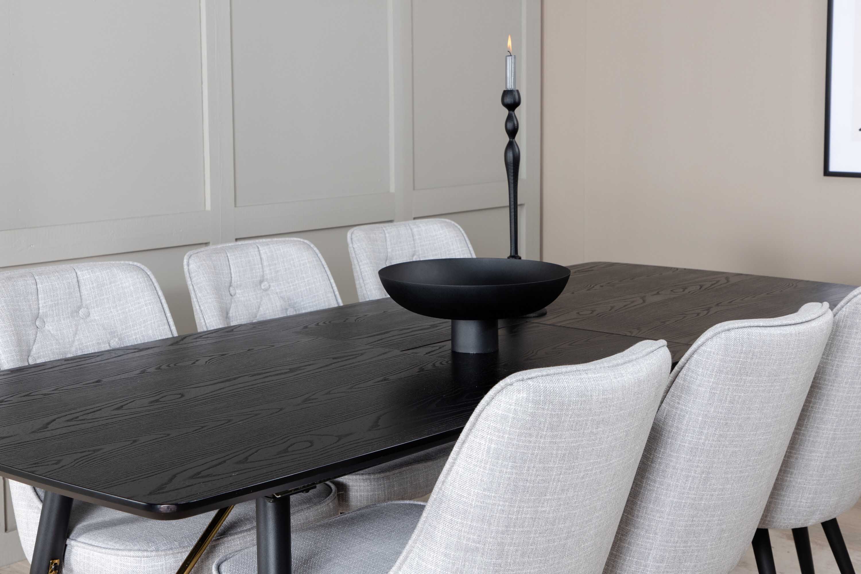 Black Veneer & Velvet spisegruppe