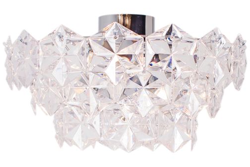 Monarque plafond Ø51cm Krom/klar