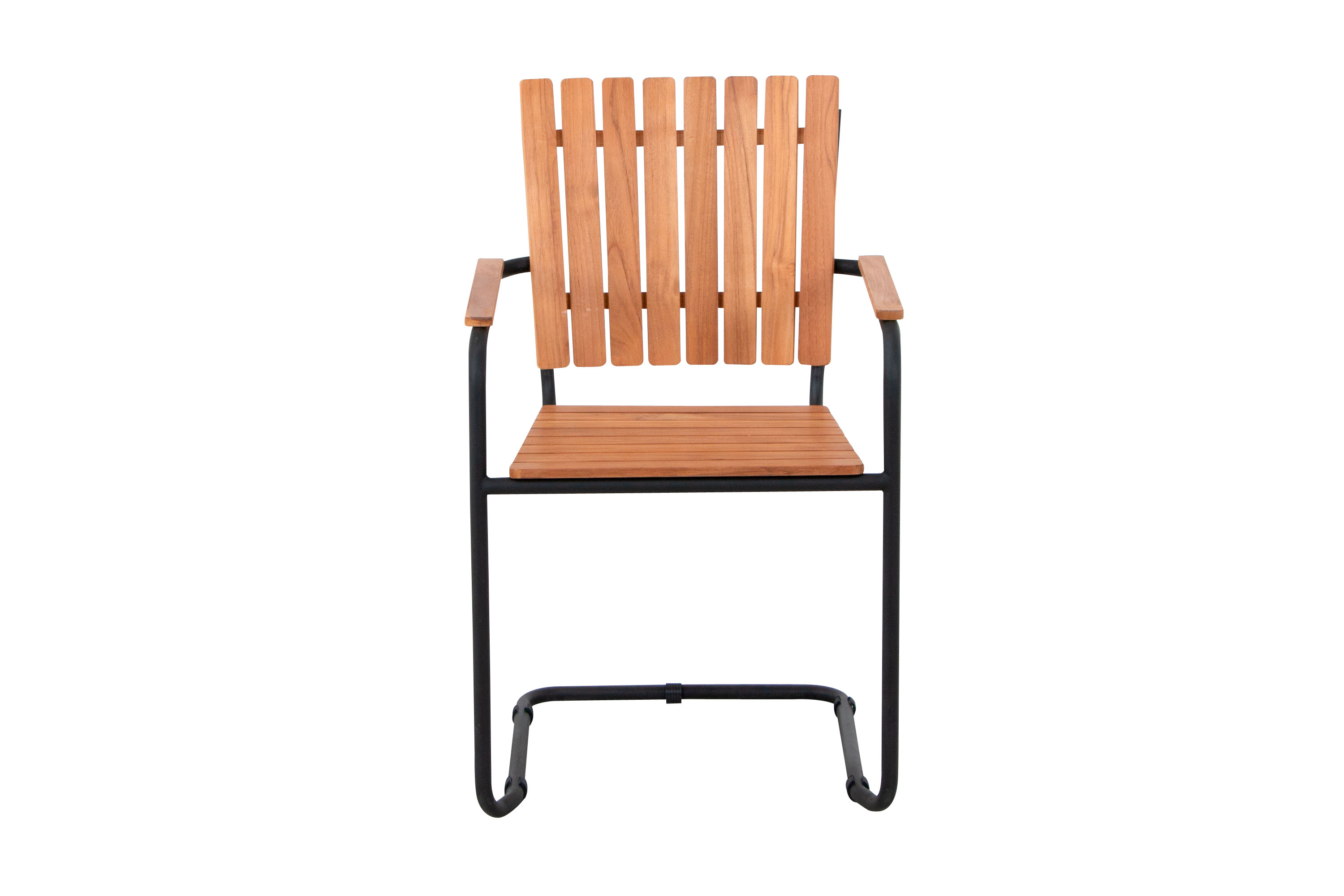 Resö stapelstol Svart/teak 