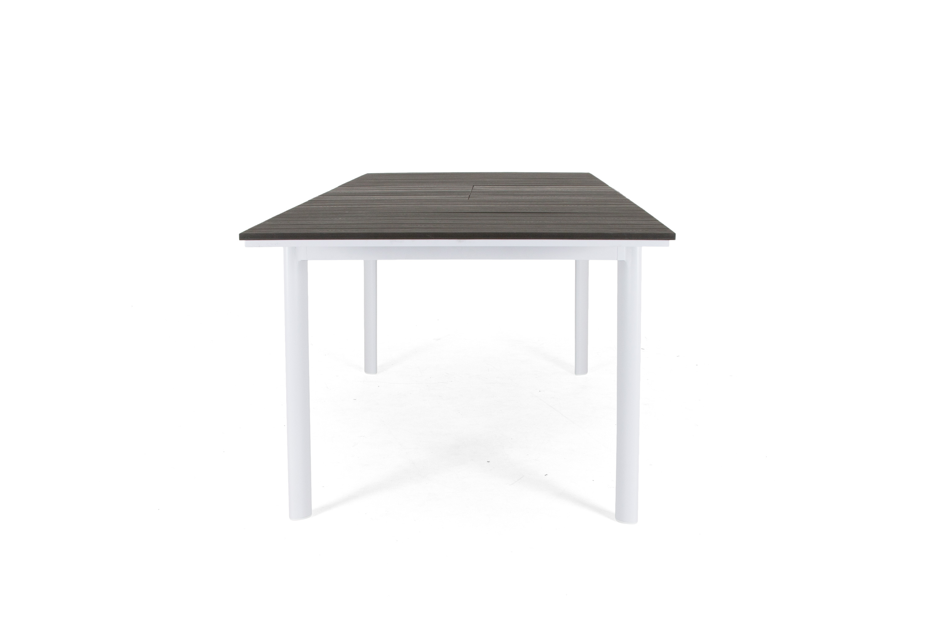 Nice matbord Vit/grå nonwood 156-212x90 cm