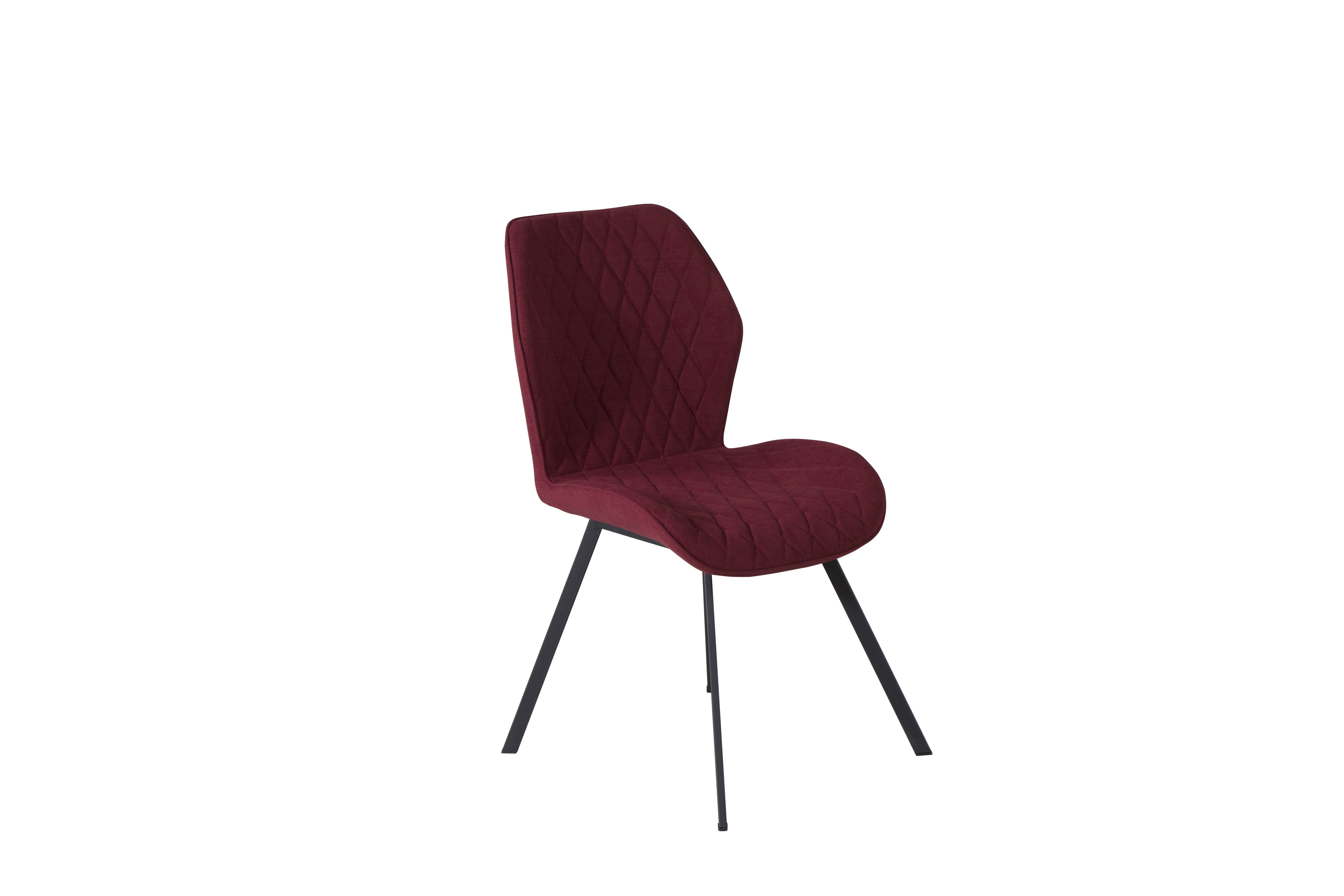 Köp Gemma matstol - Röd Textil/svart från Venture Design - Bra Möbler