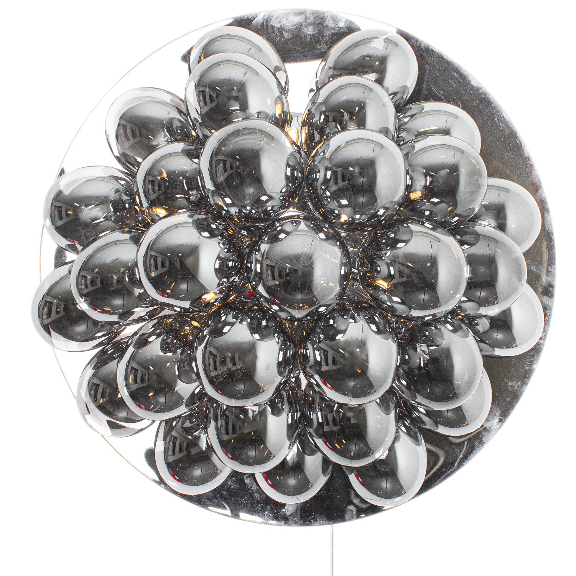 Gross Vägglampa Ø60cm Rökgrå