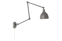 Bazar vägglampa l61.5-122.cm Grå