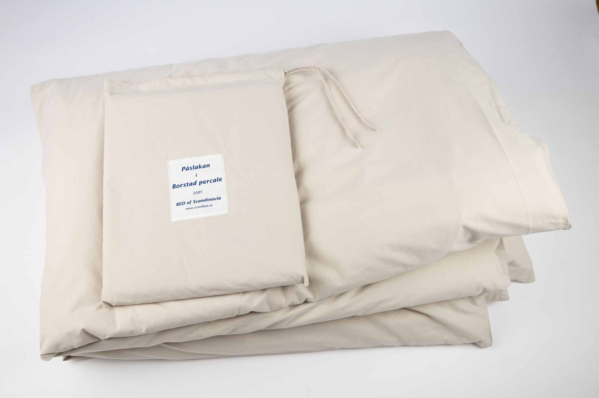 Dynebetræk børstet percale