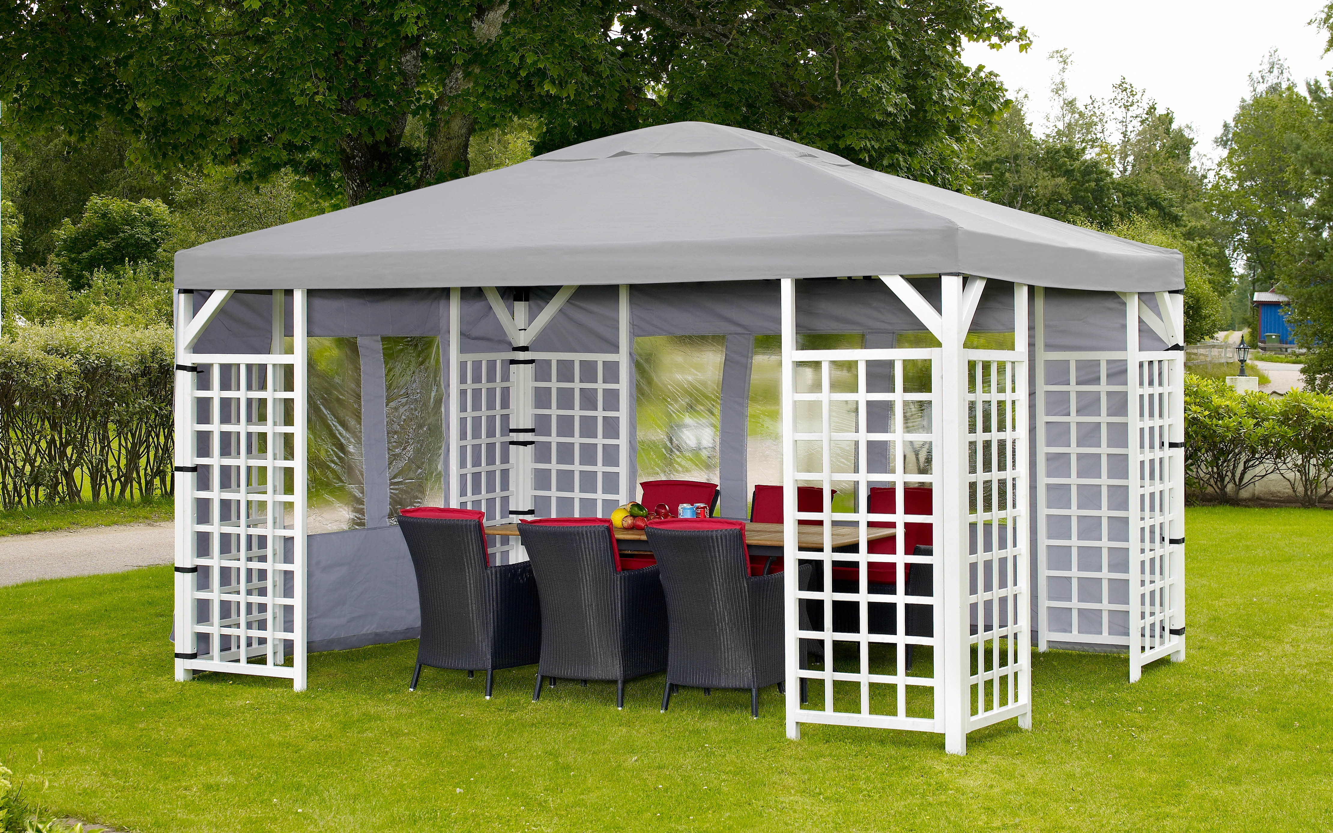 Hov sidovägg (grå)