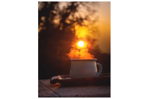 Morning coffee poster