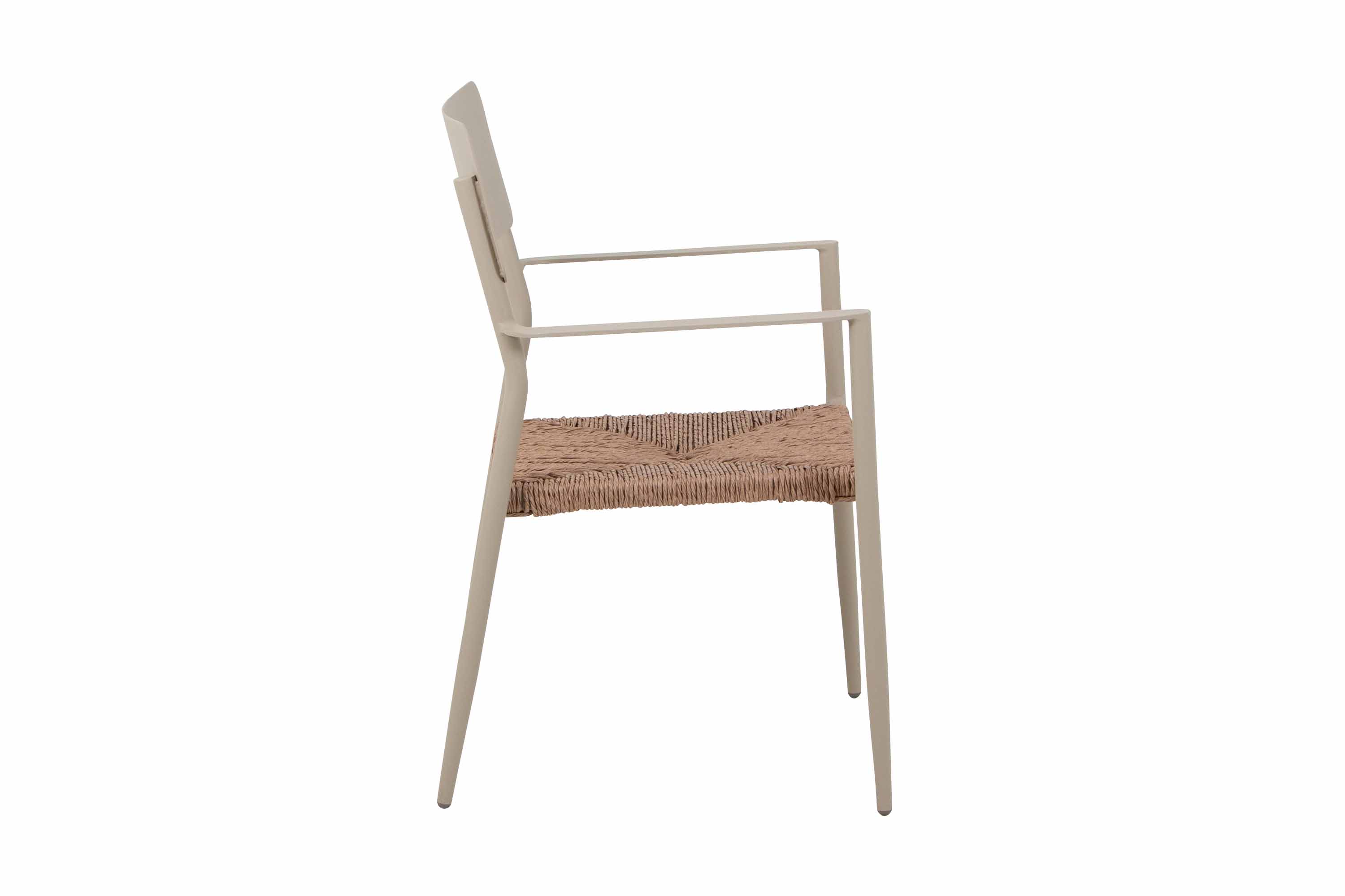 Miami karmstol Beige/natur
