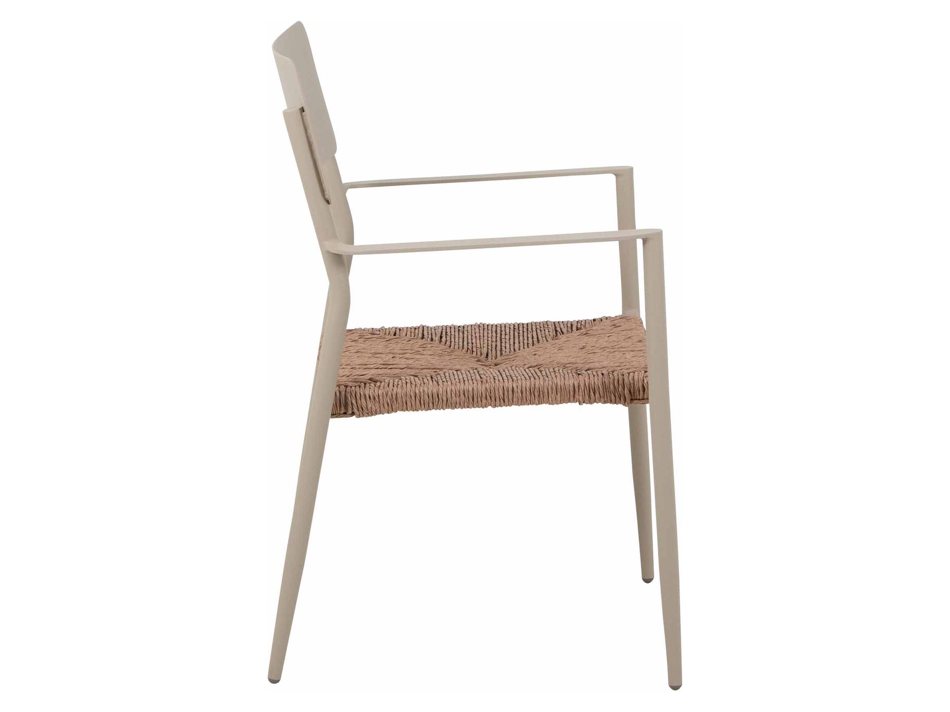 Miami karmstol Beige/natur