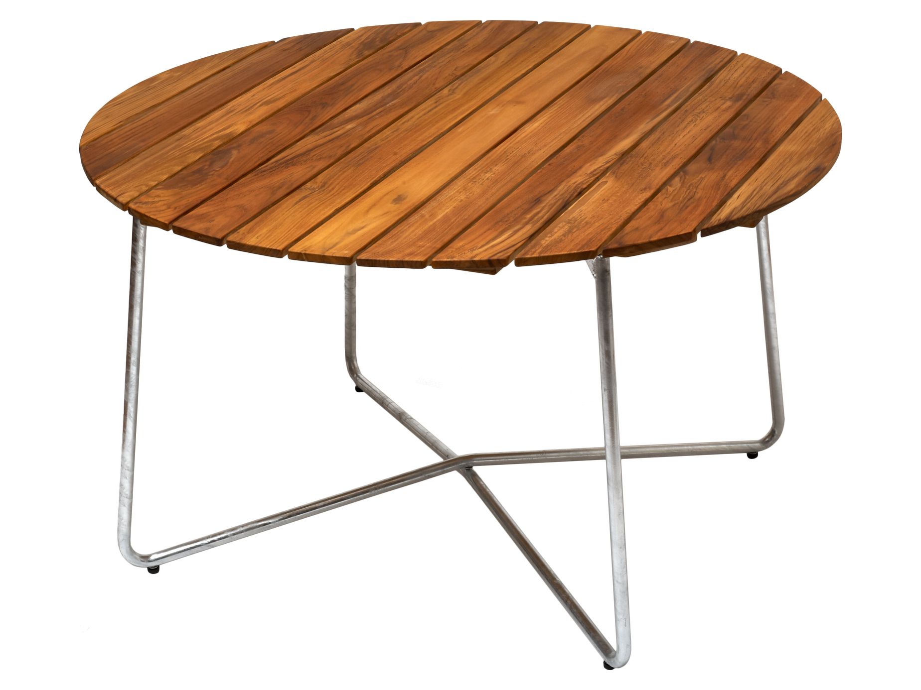 Table 9A 120 - Untreated teak with hot galvanized base