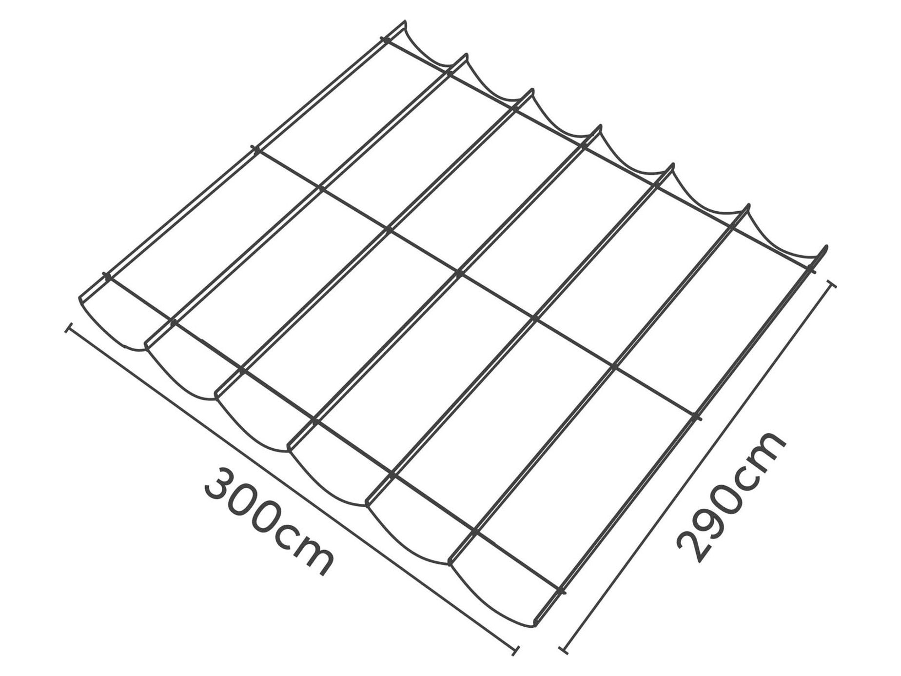 Coolfit pergolan katto