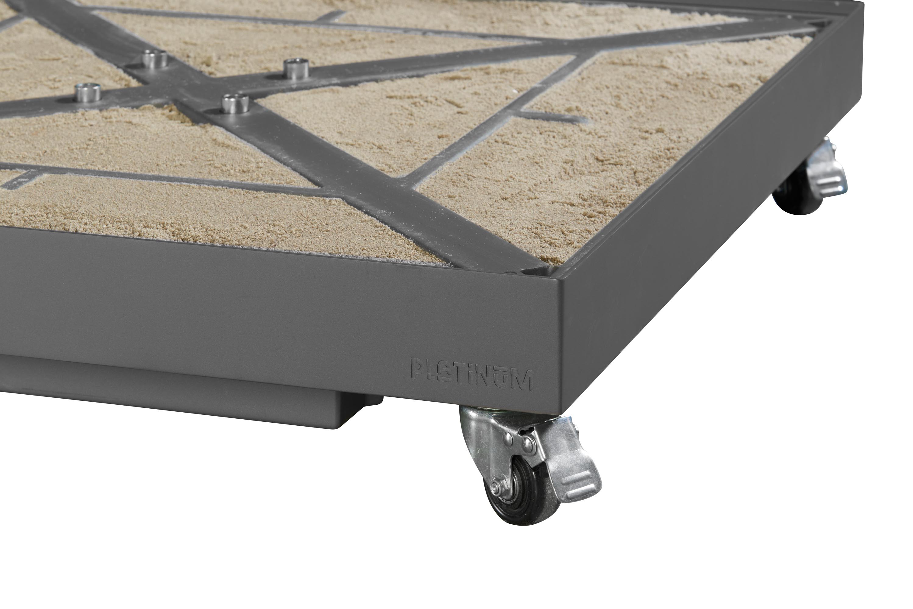 Ceramica parasollfot Anthracite 90 kg (fylld)