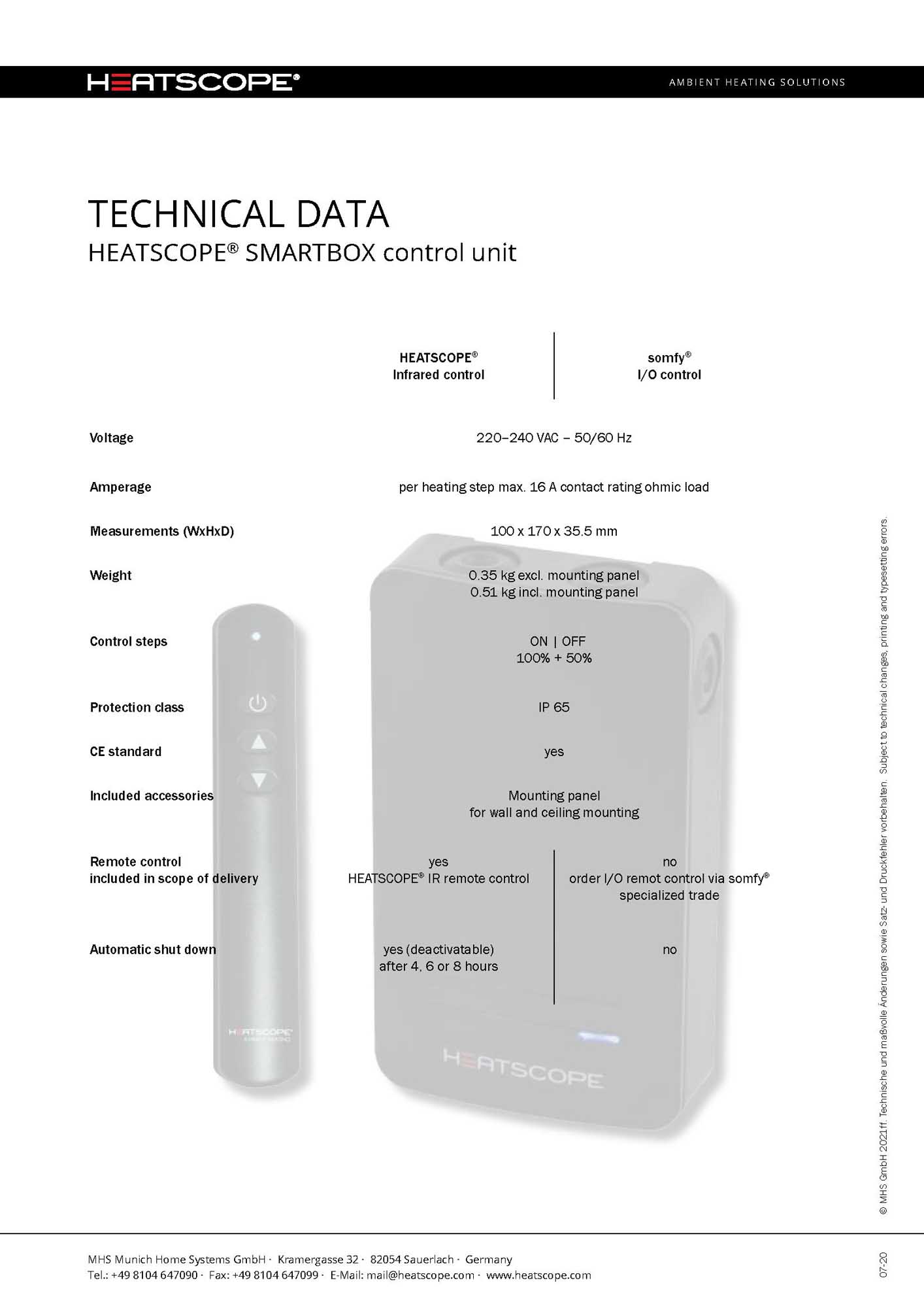 Pure/Next kontrollbox
