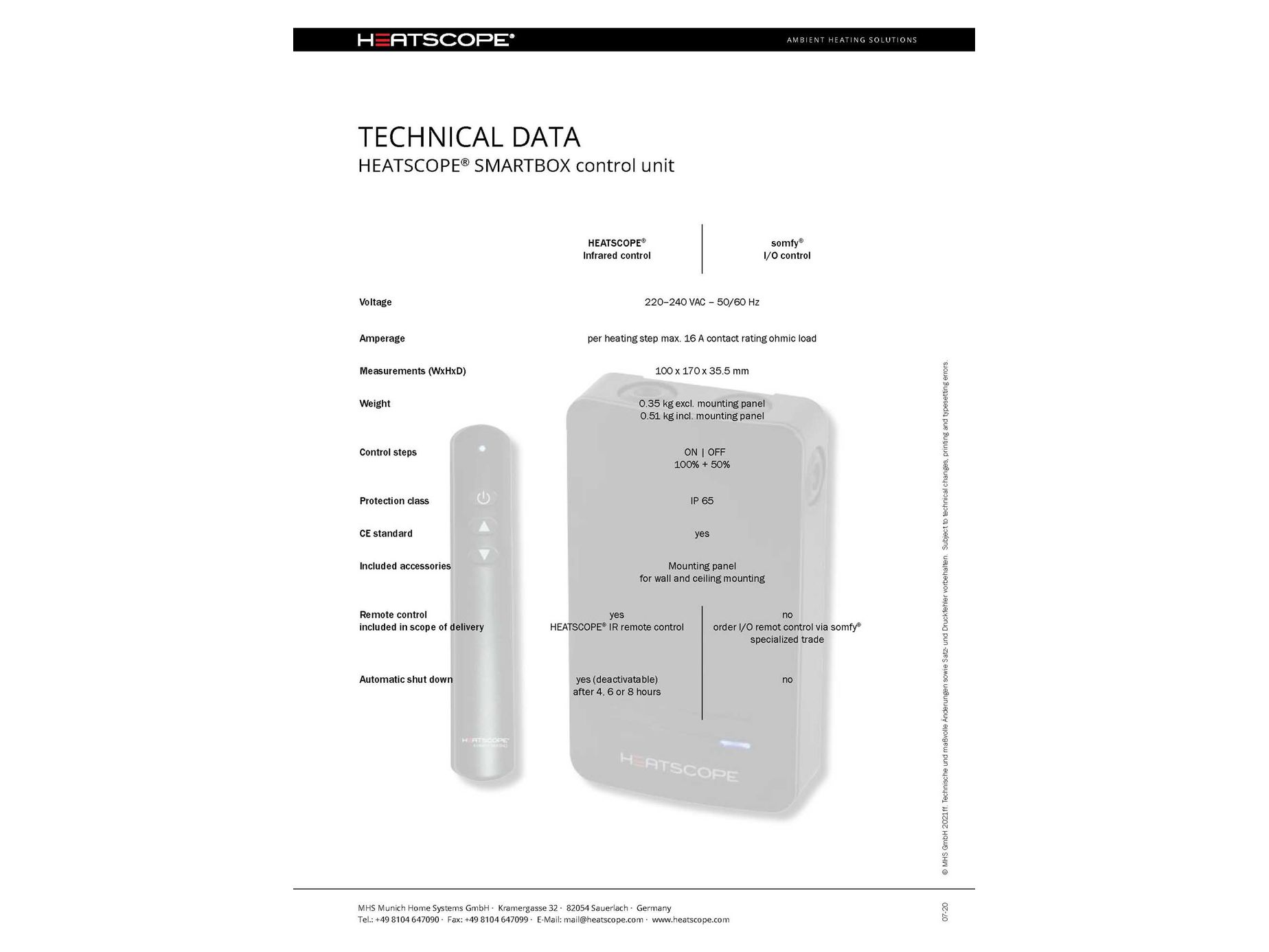 Pure/Next kontrollbox