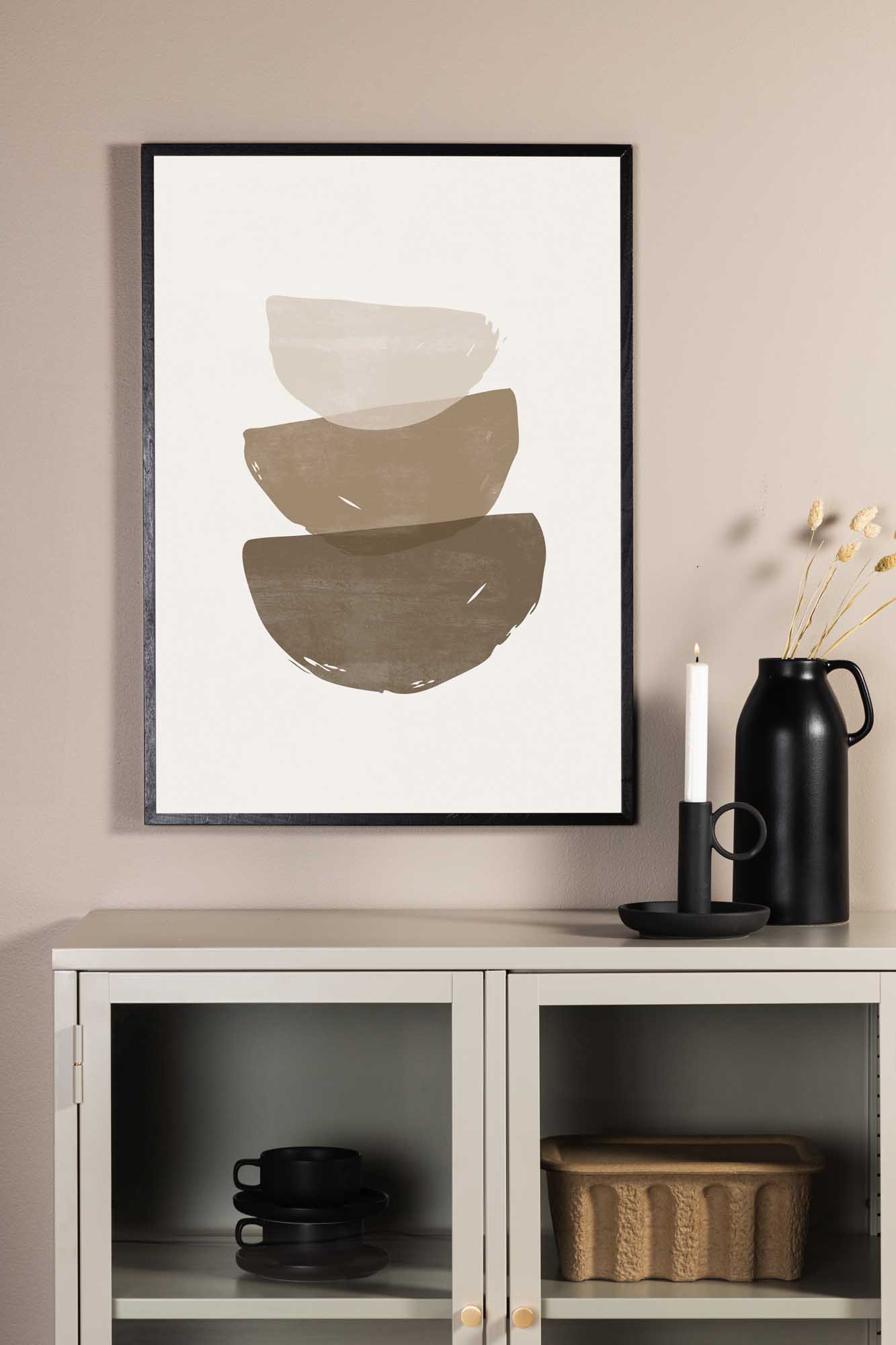 Brush strokes poster