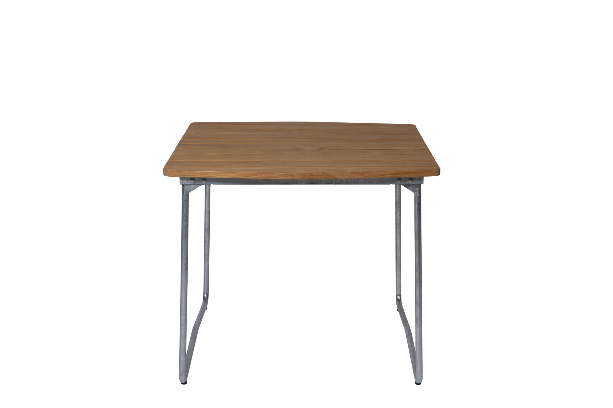 Table B31 84 - Untreated teak with hot galvanized base