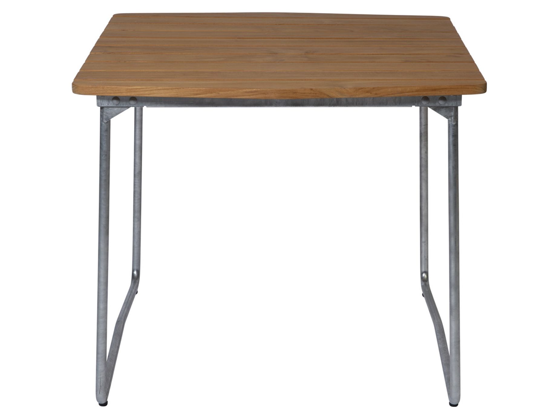 Table B31 84 - Untreated teak with hot galvanized base