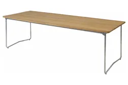 Table B31 230 - Oiled oak with hot galvanized base