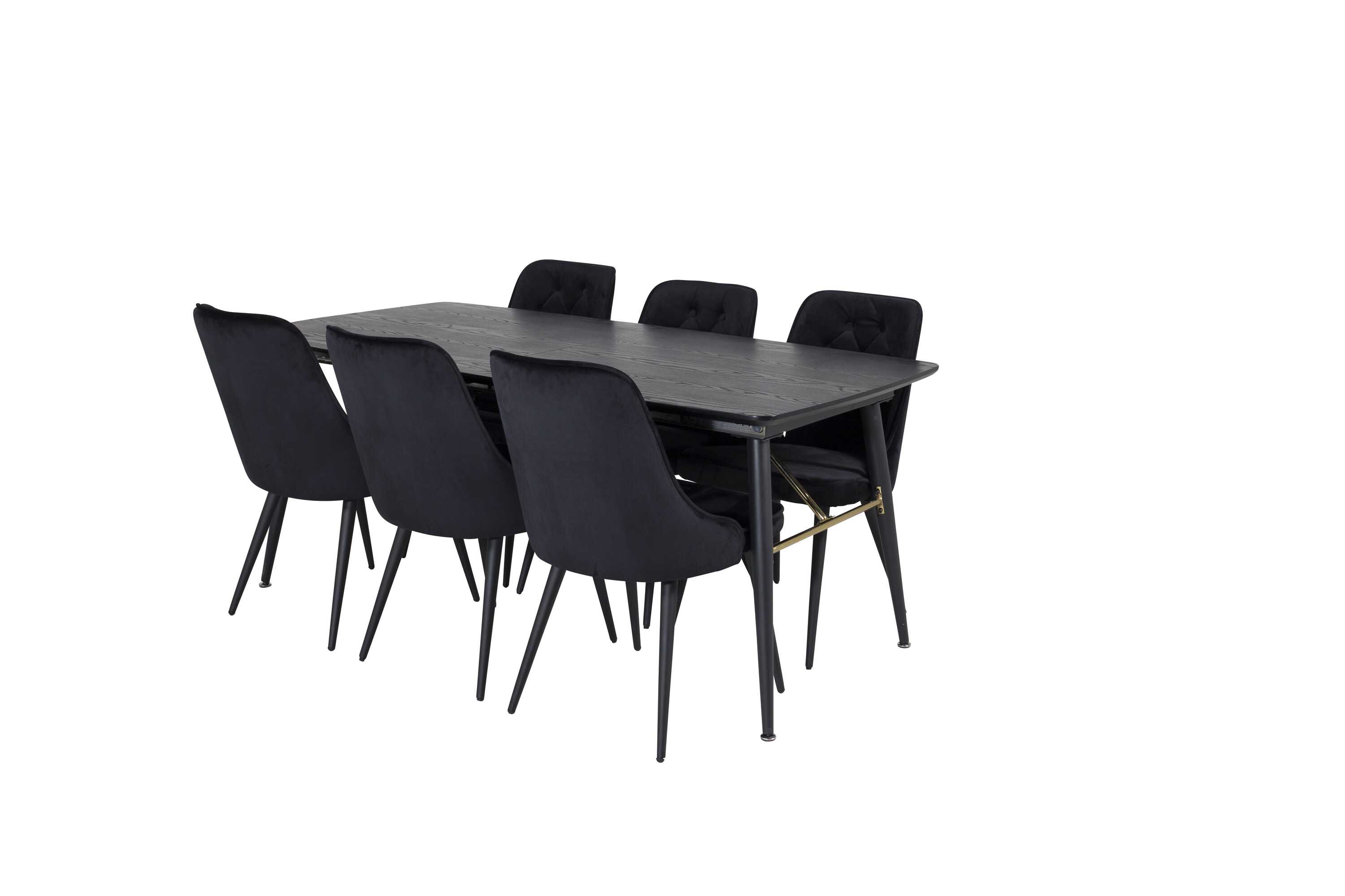 Black Veneer & Velvet spisegruppe