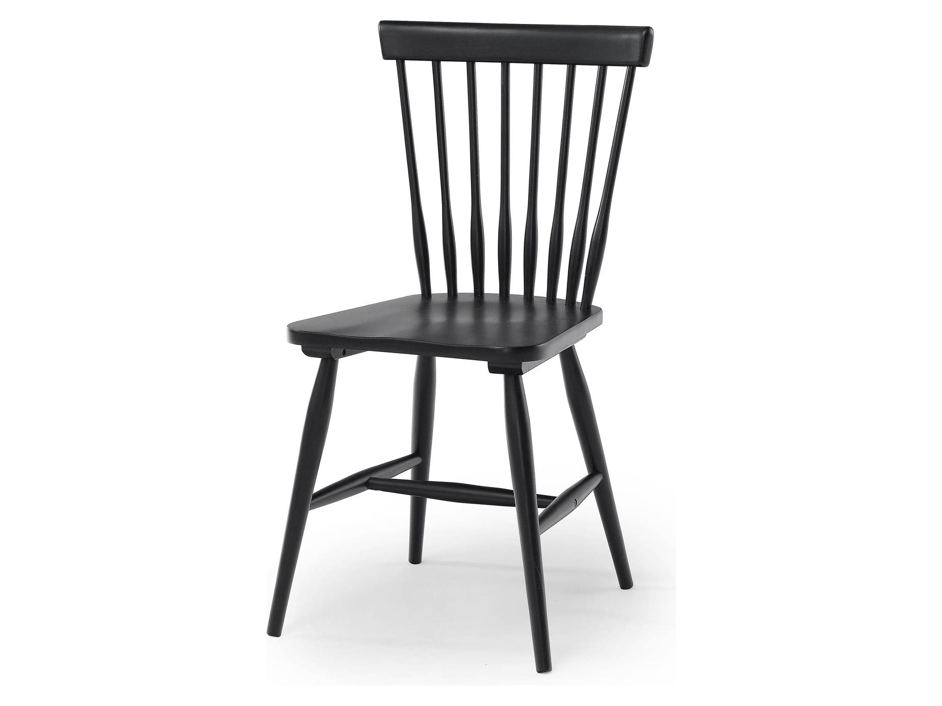 BIRKA Stol svartlack