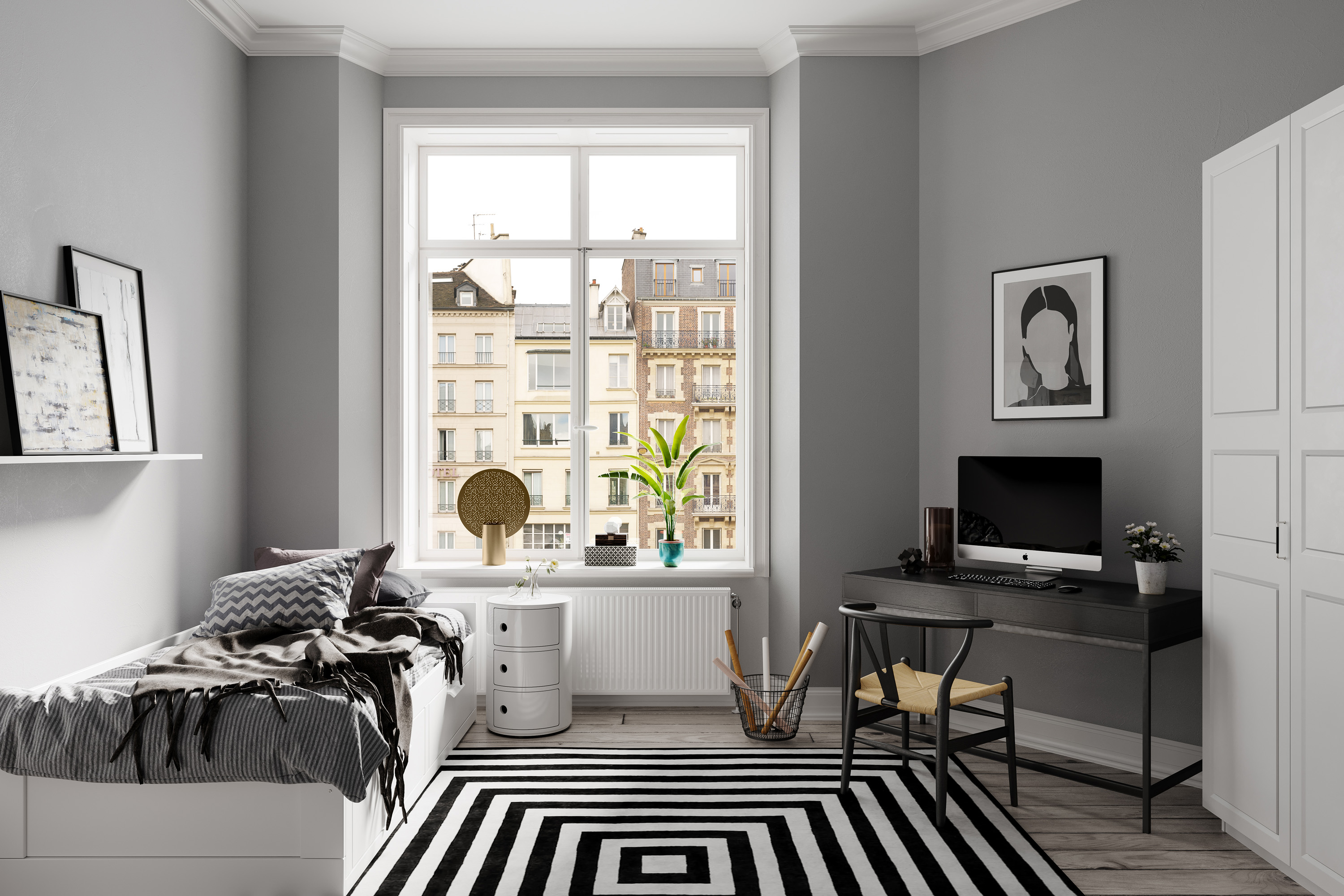 Colby XL bordslampe guld