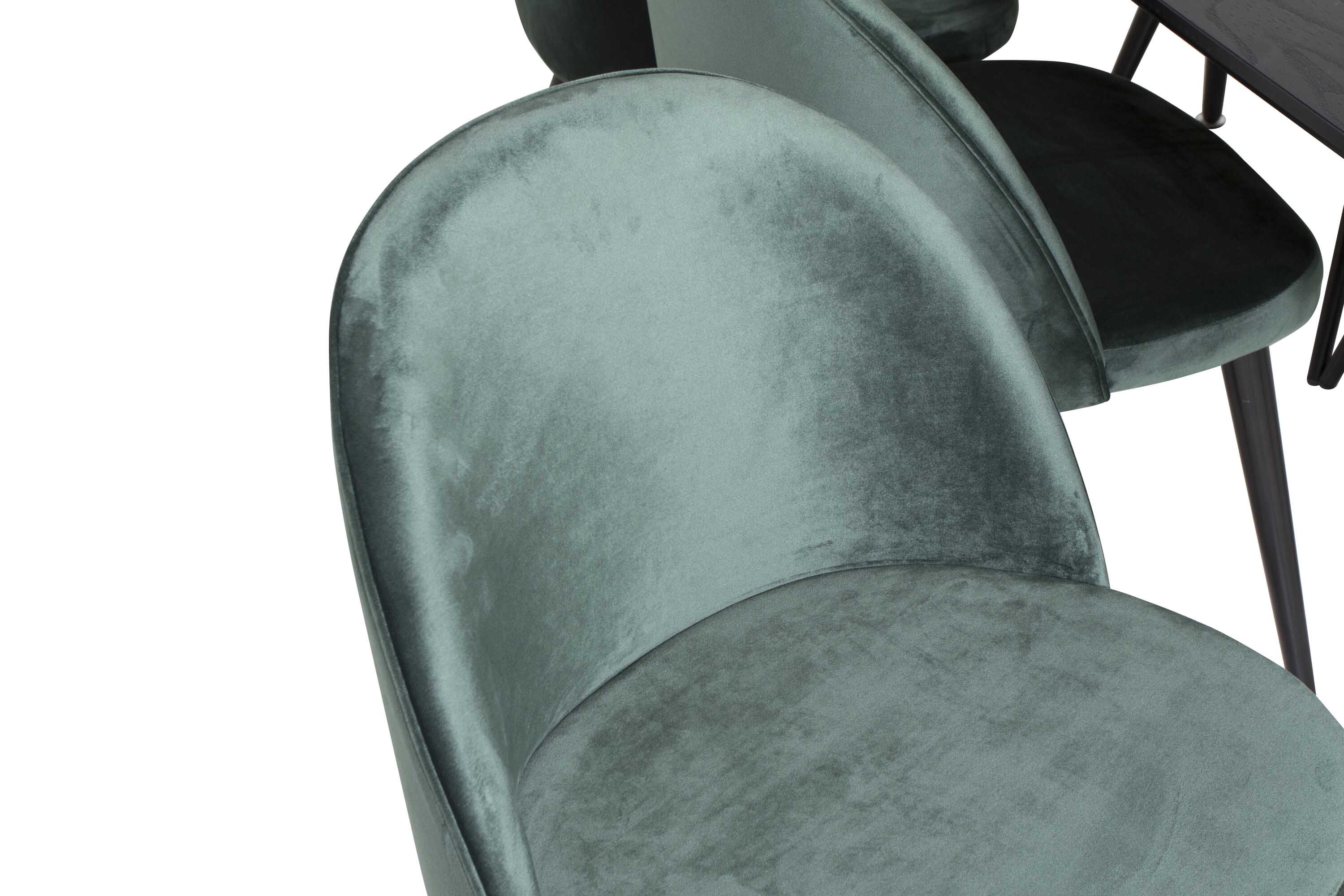 Black Veneer & Velvet matgrupp