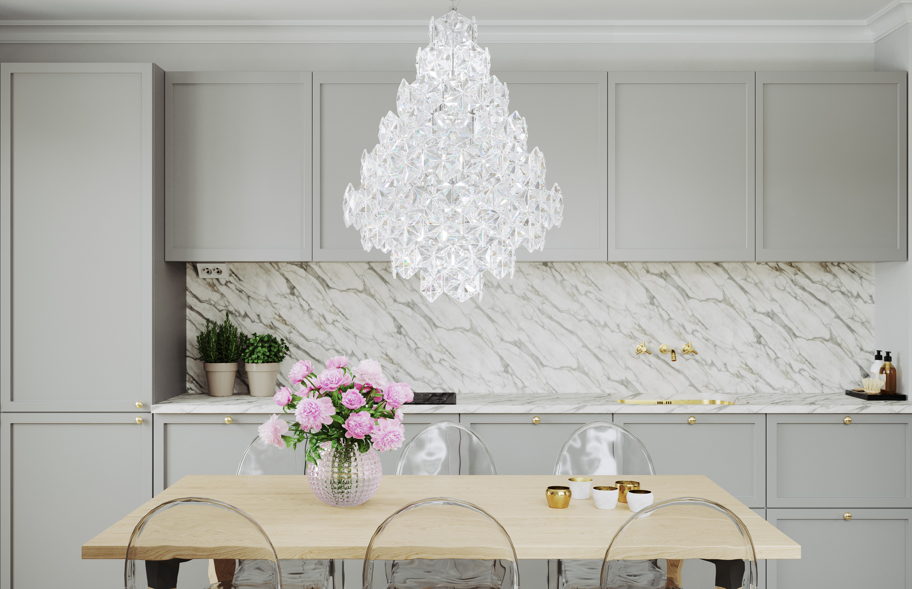 Monarque grande loftslampe