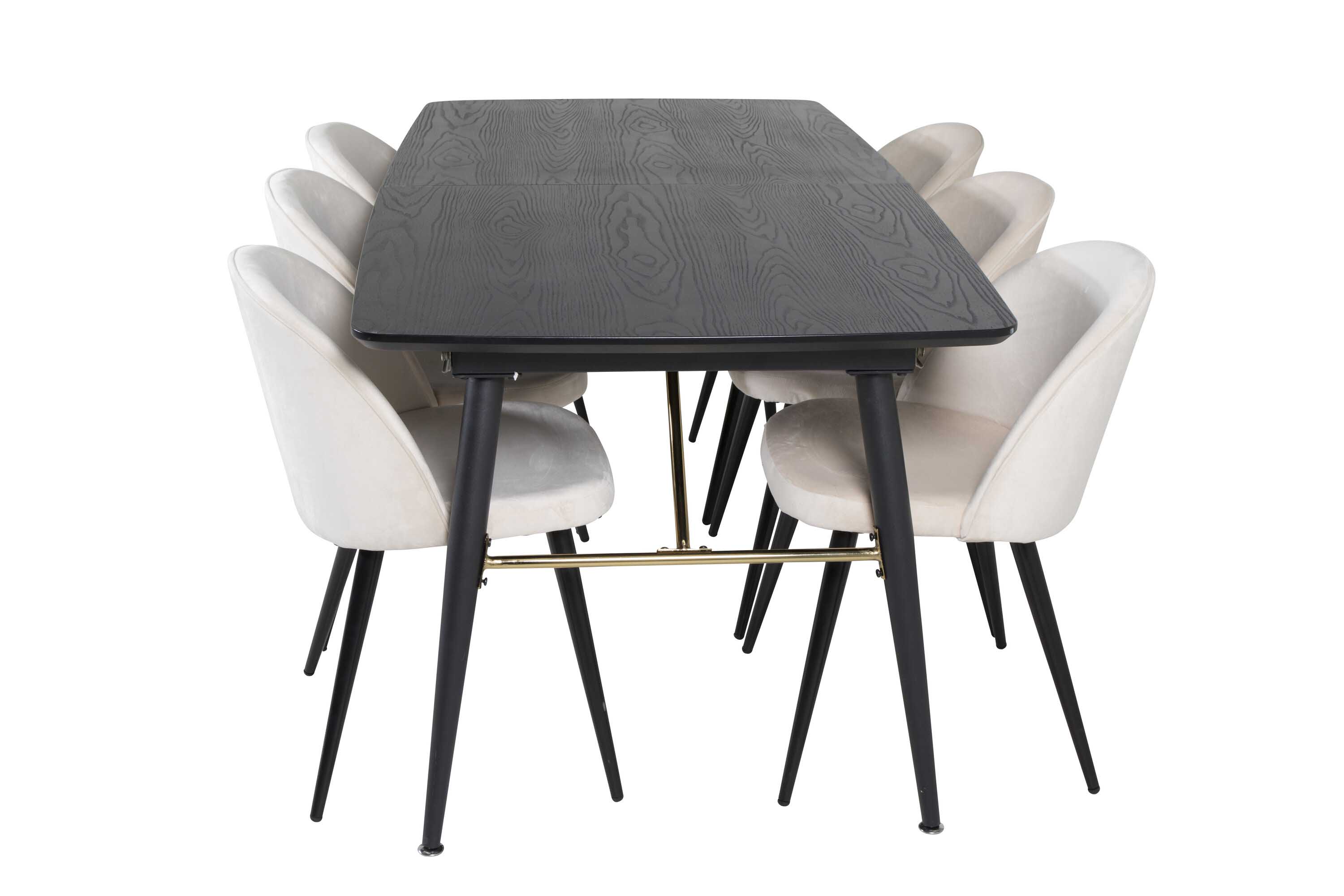 Black Veneer & Velvet ruokailuryhmä