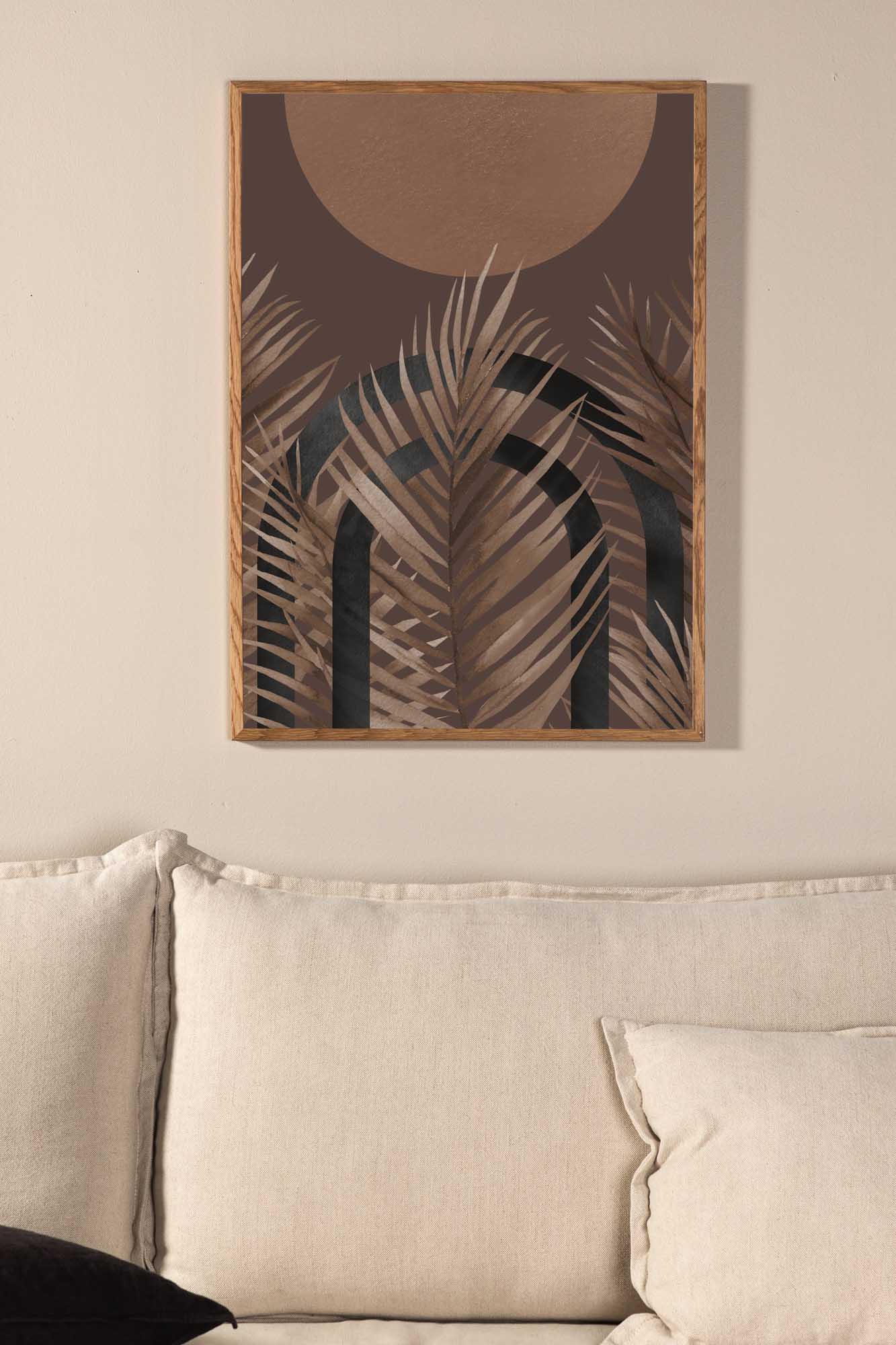 Köp Structures poster - 70 x 100 cm Brun från Venture Design - Bra Möbler