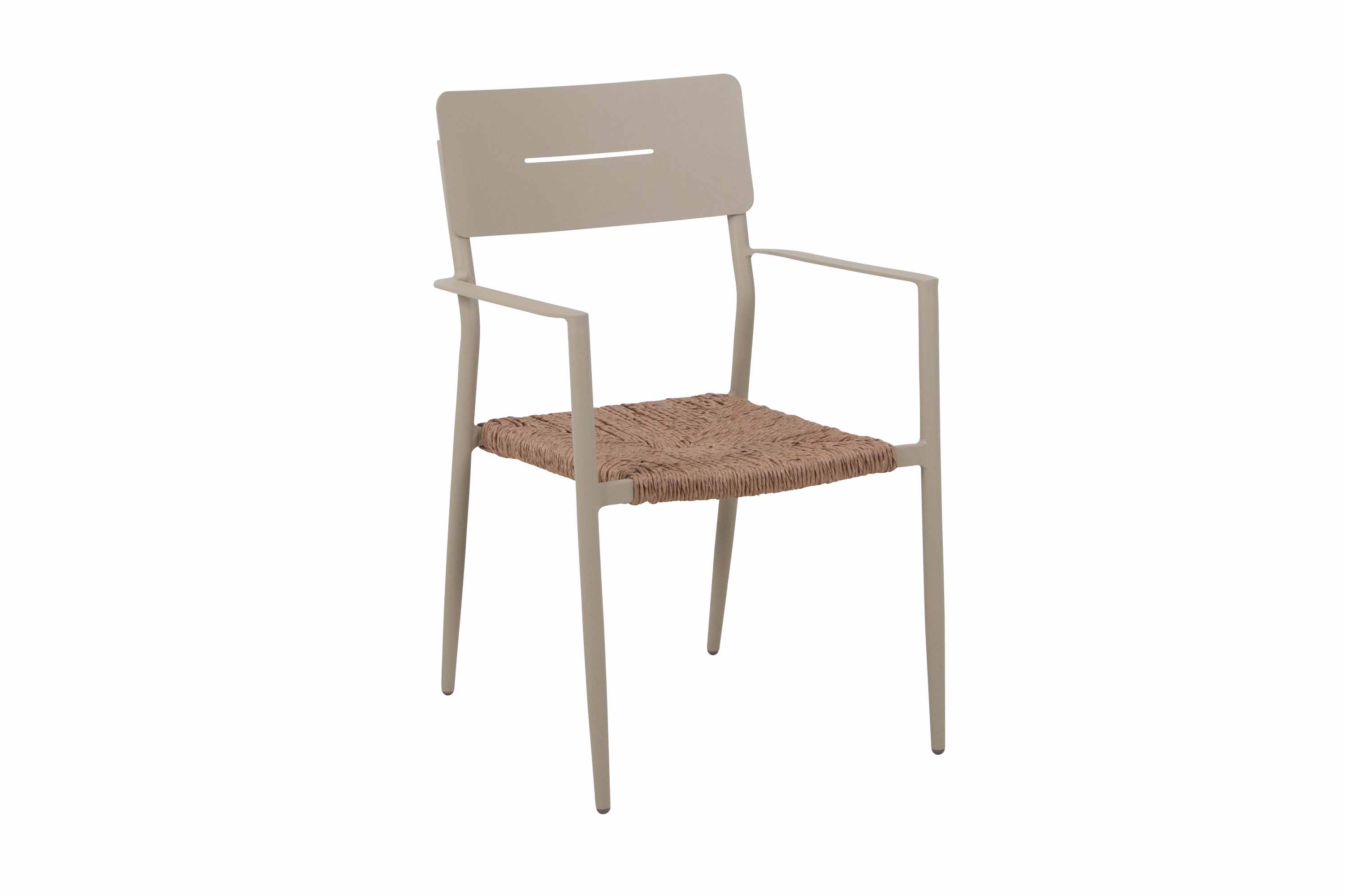 Miami karmstol Beige/natur