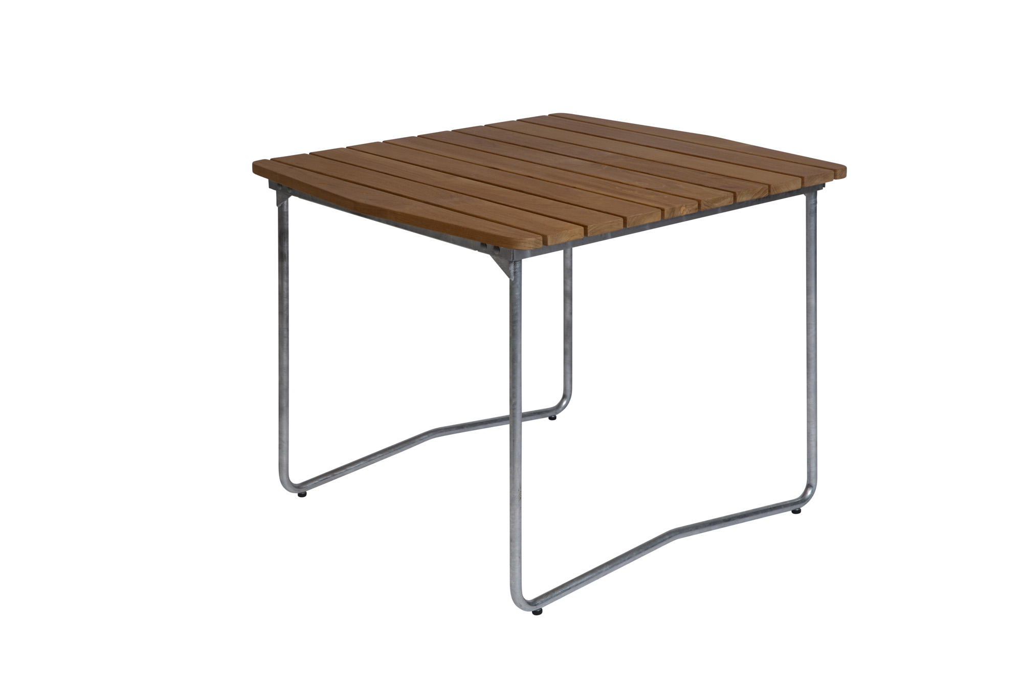 Table B31 84 - Untreated teak with hot galvanized base
