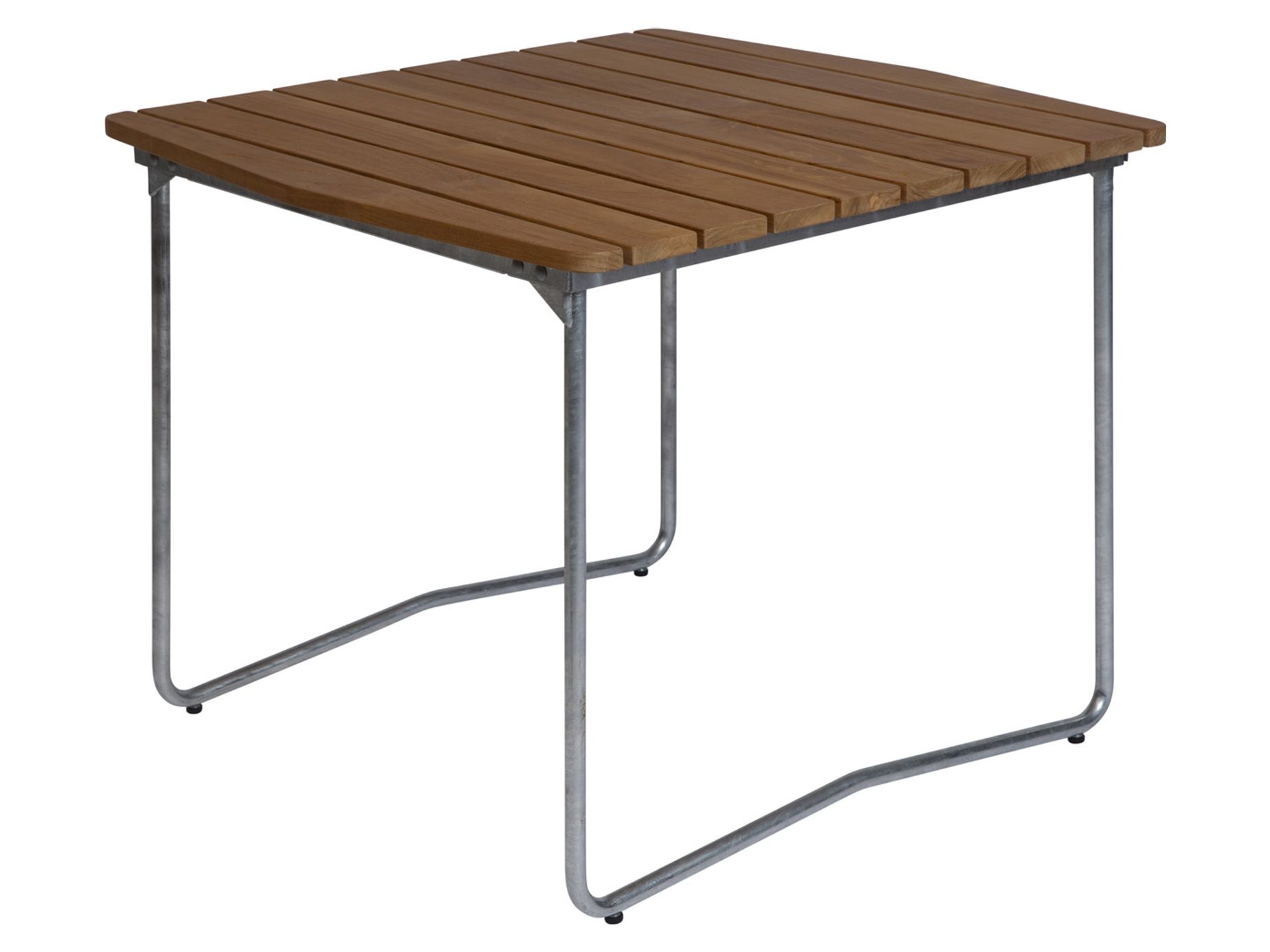 Table B31 84 - Untreated teak with hot galvanized base