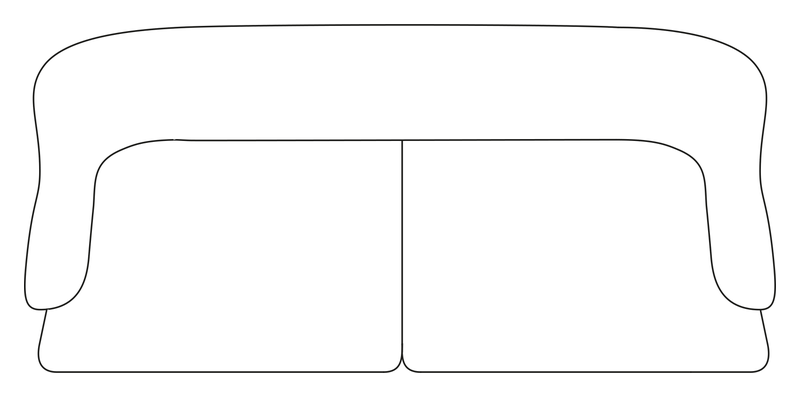 Dalia – Tegning ovenfra · 190 × 87 cm