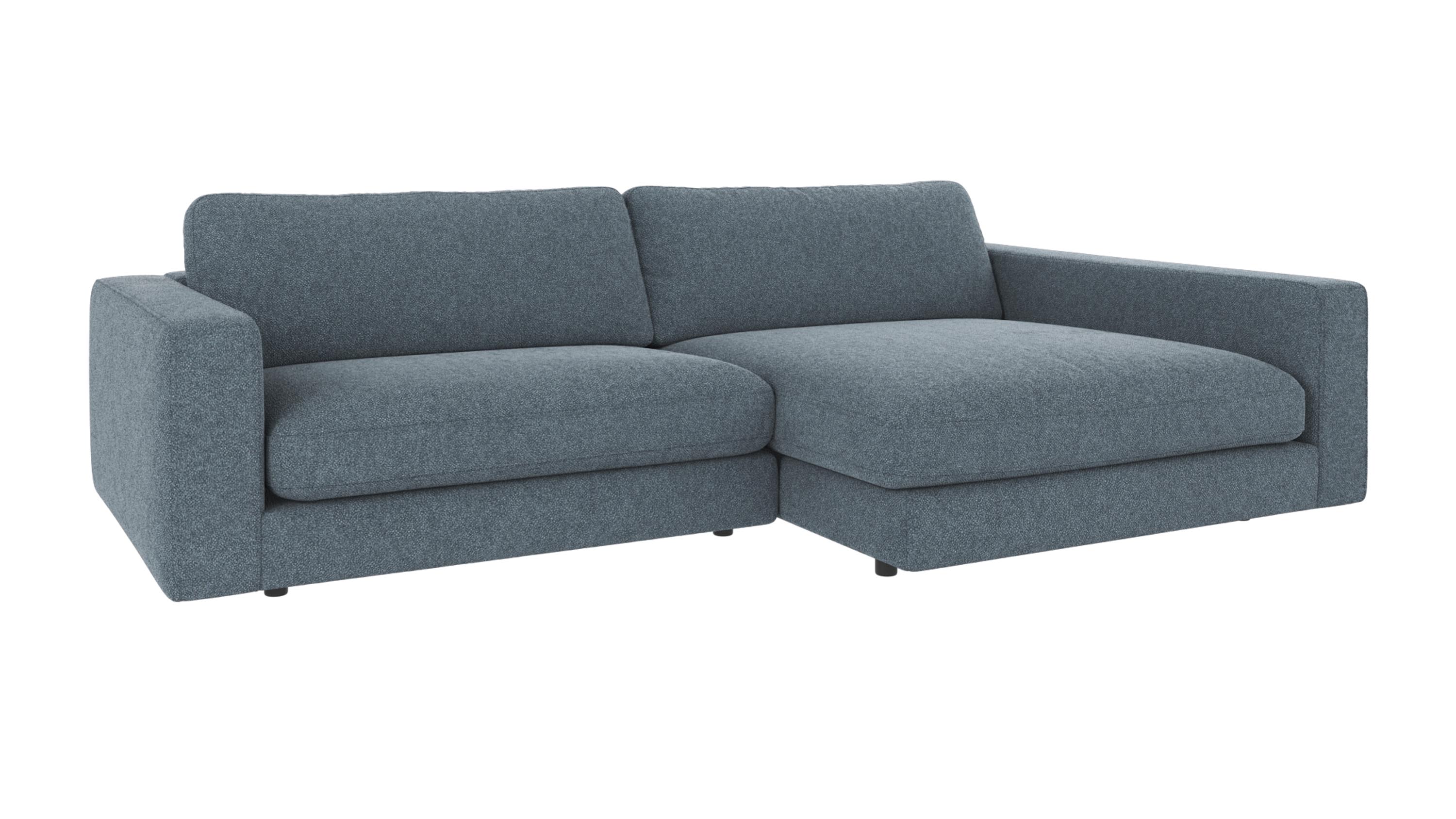 Duncan 3-sitssoffa med schäslong H