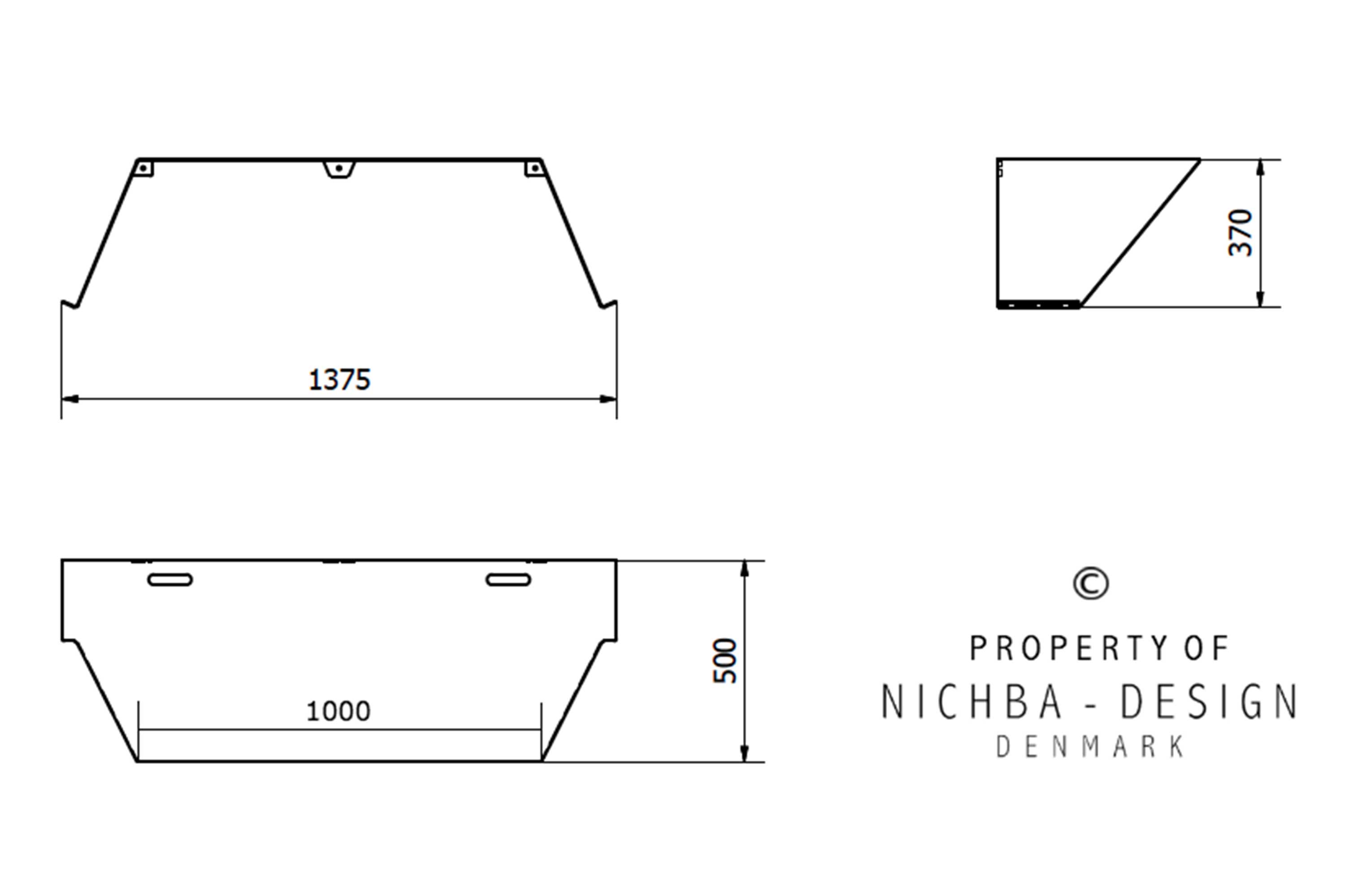 DESK01 väggskrivbord