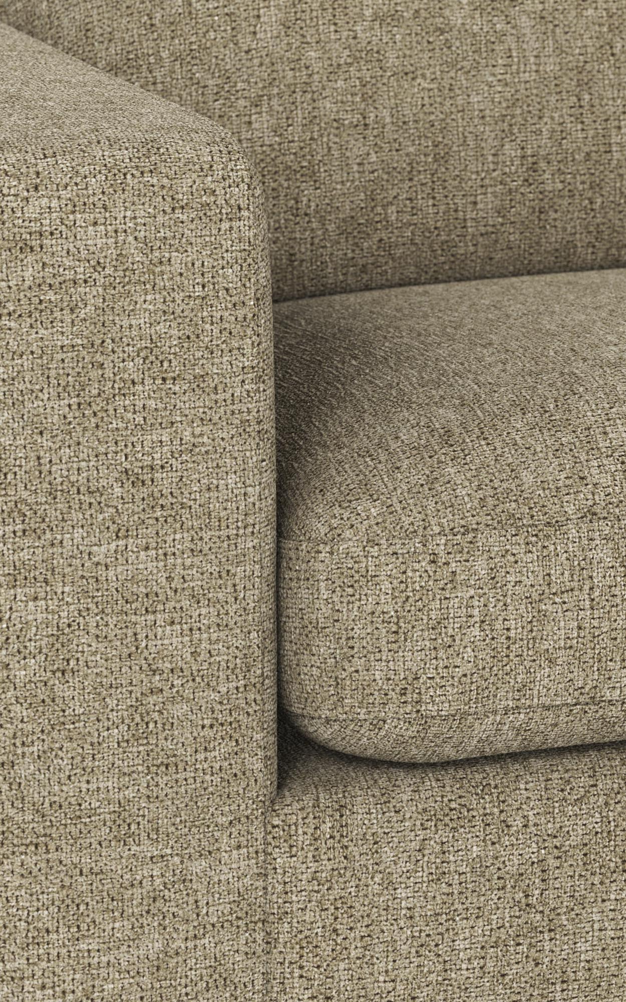 Duncan 3-seters sofa med sjeselong H