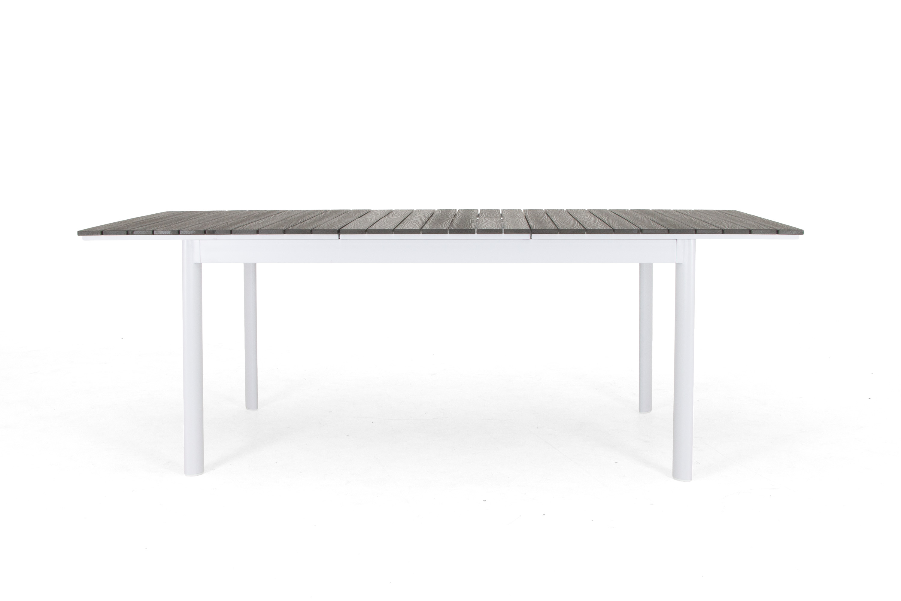 Nice matbord Vit/grå nonwood 156-212x90 cm