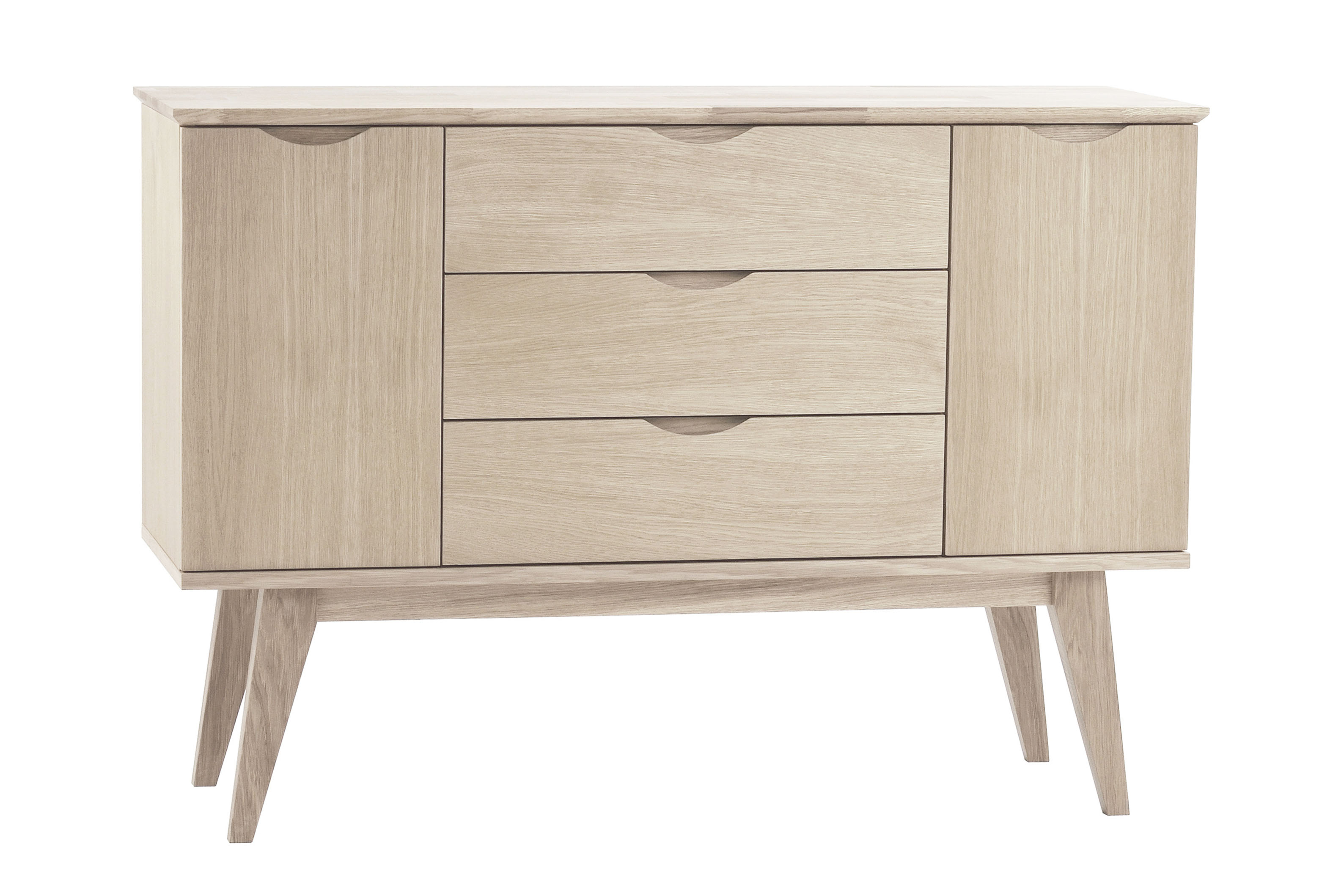 Filippa sideboard 122 vitpigmenterad ek