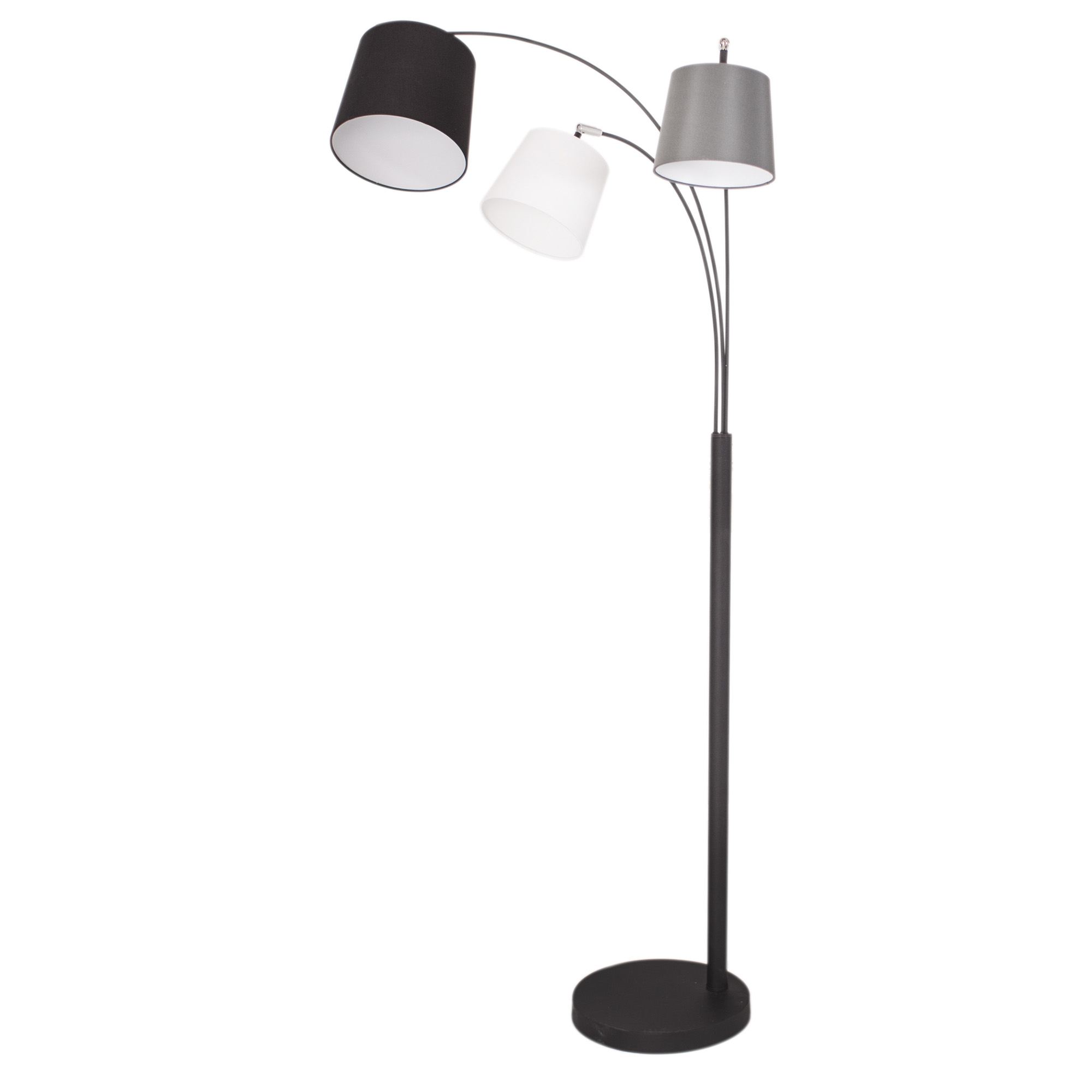 Foggy golvlampa 3-låg H175cm Sandsvart