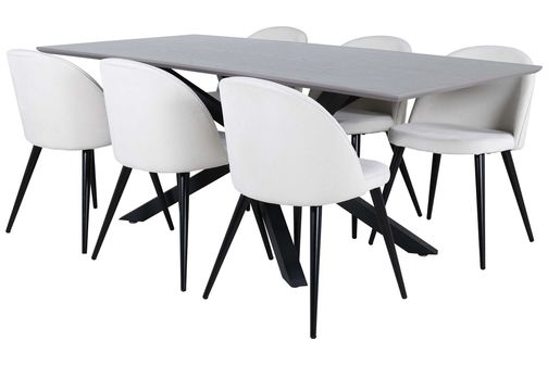 Piazza & Velvet ruokailuryhmä
