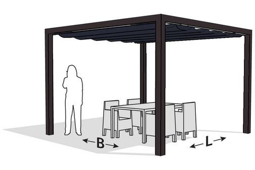 Aurinkosuoja pergola