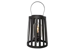 Delphia bord/golvlampa IP44 sandsvart