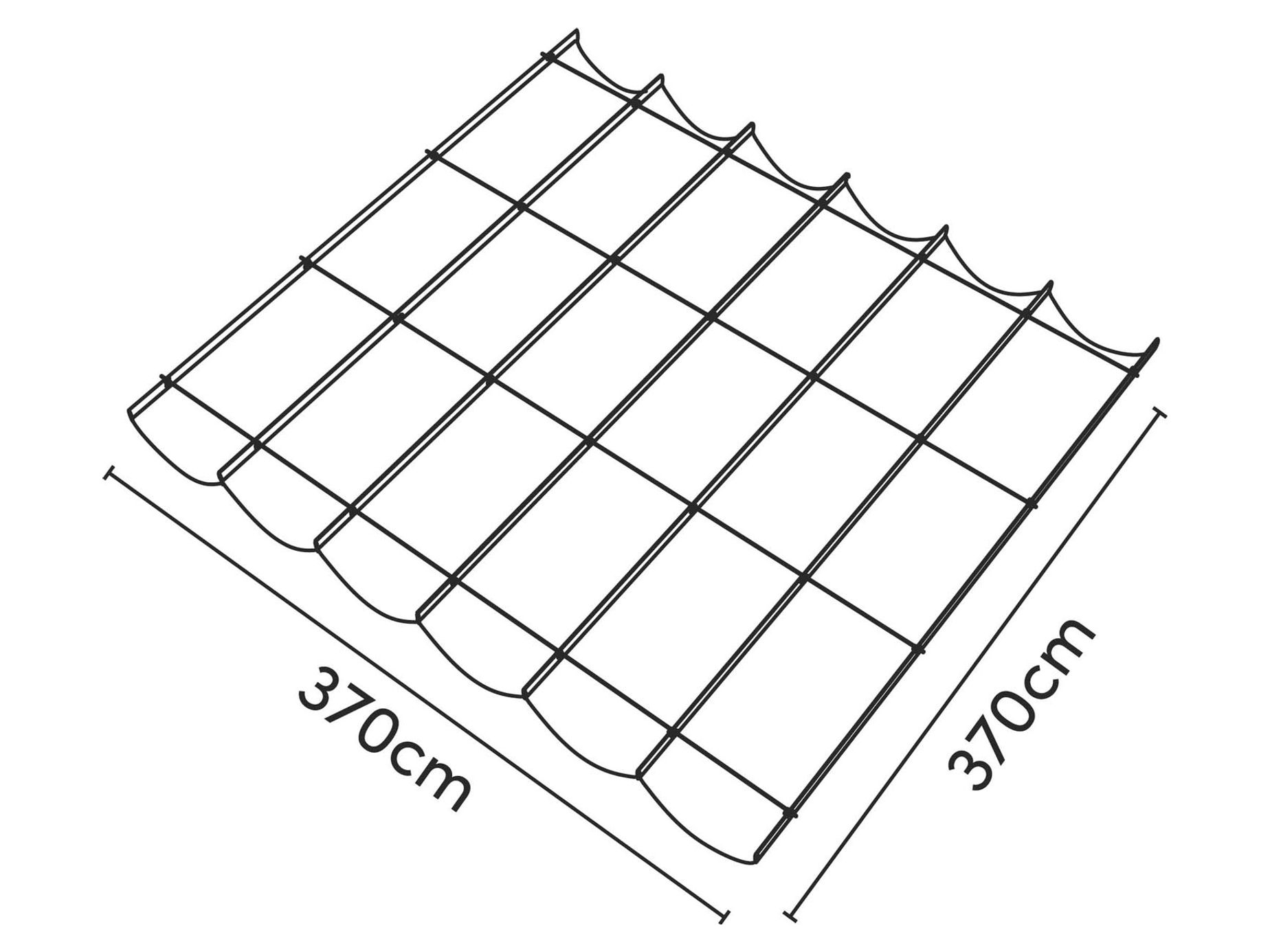 Coolfit pergolan katto