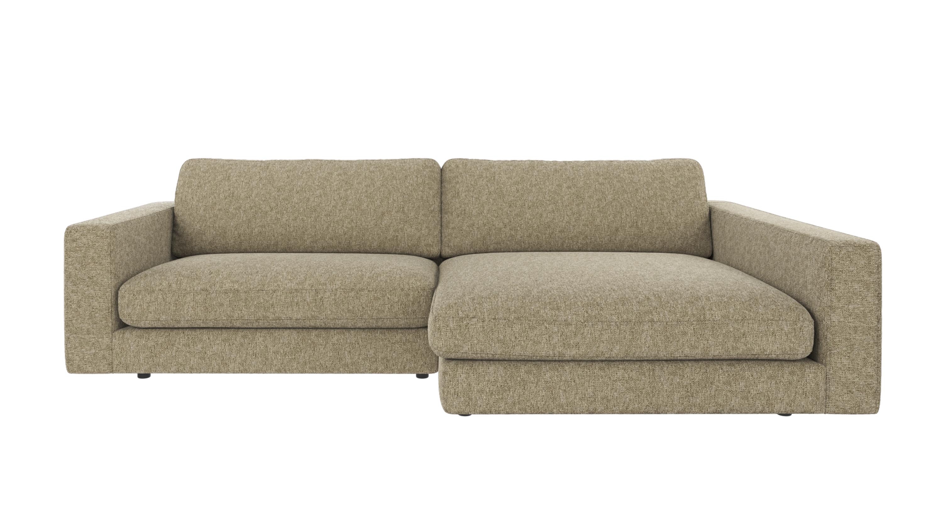 Duncan 3-seters sofa med sjeselong H