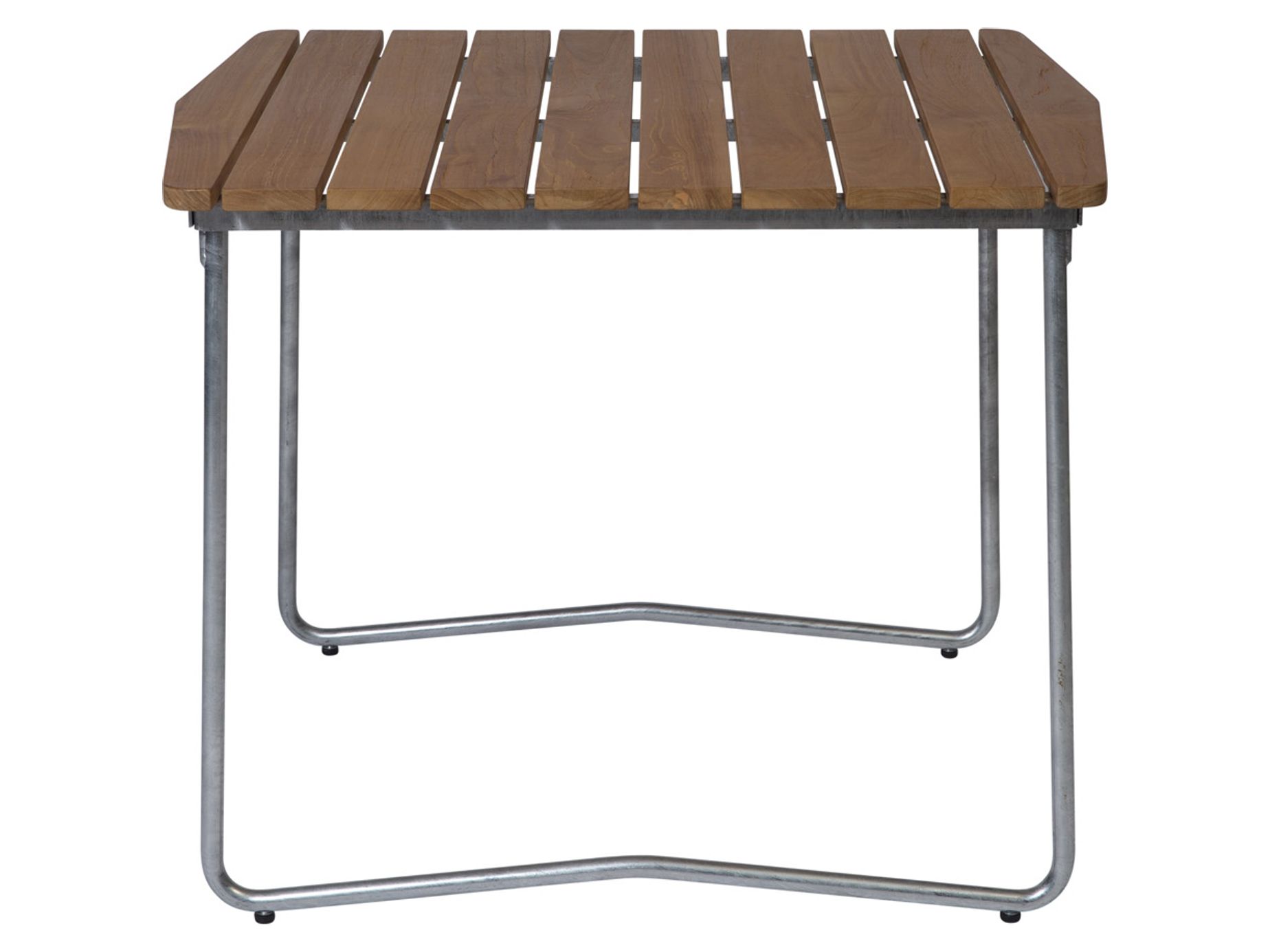 Table B31 84 - Untreated teak with hot galvanized base