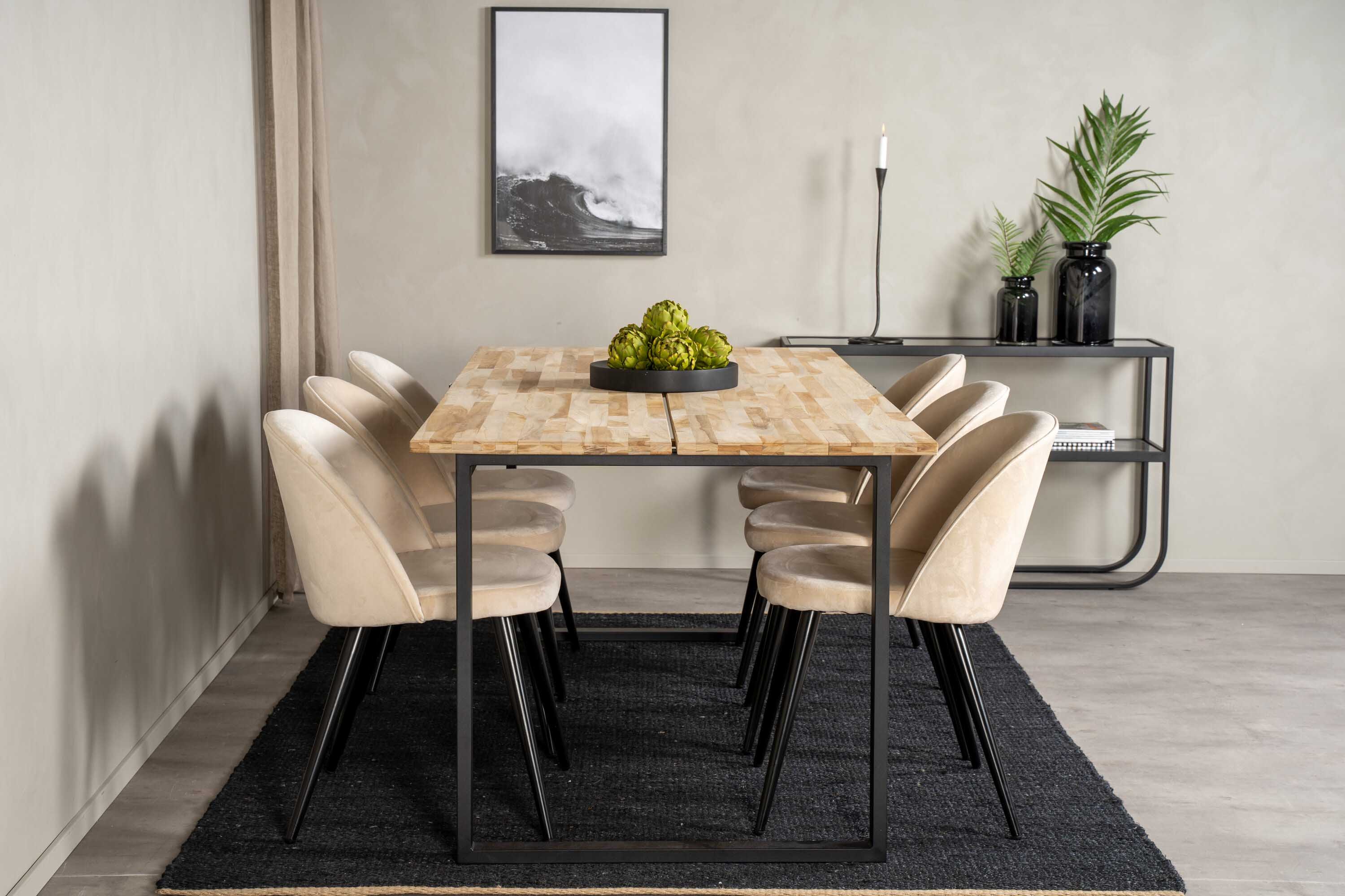 Cirebon & Velvet spisegruppe