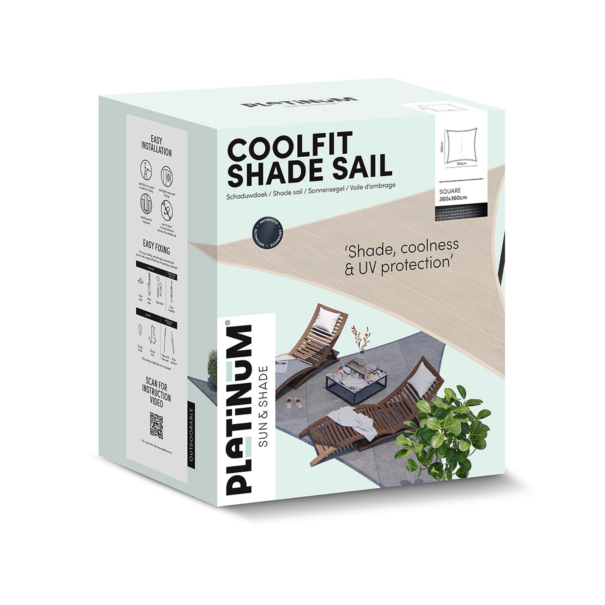 Coolfit solbeskyttelsesseil