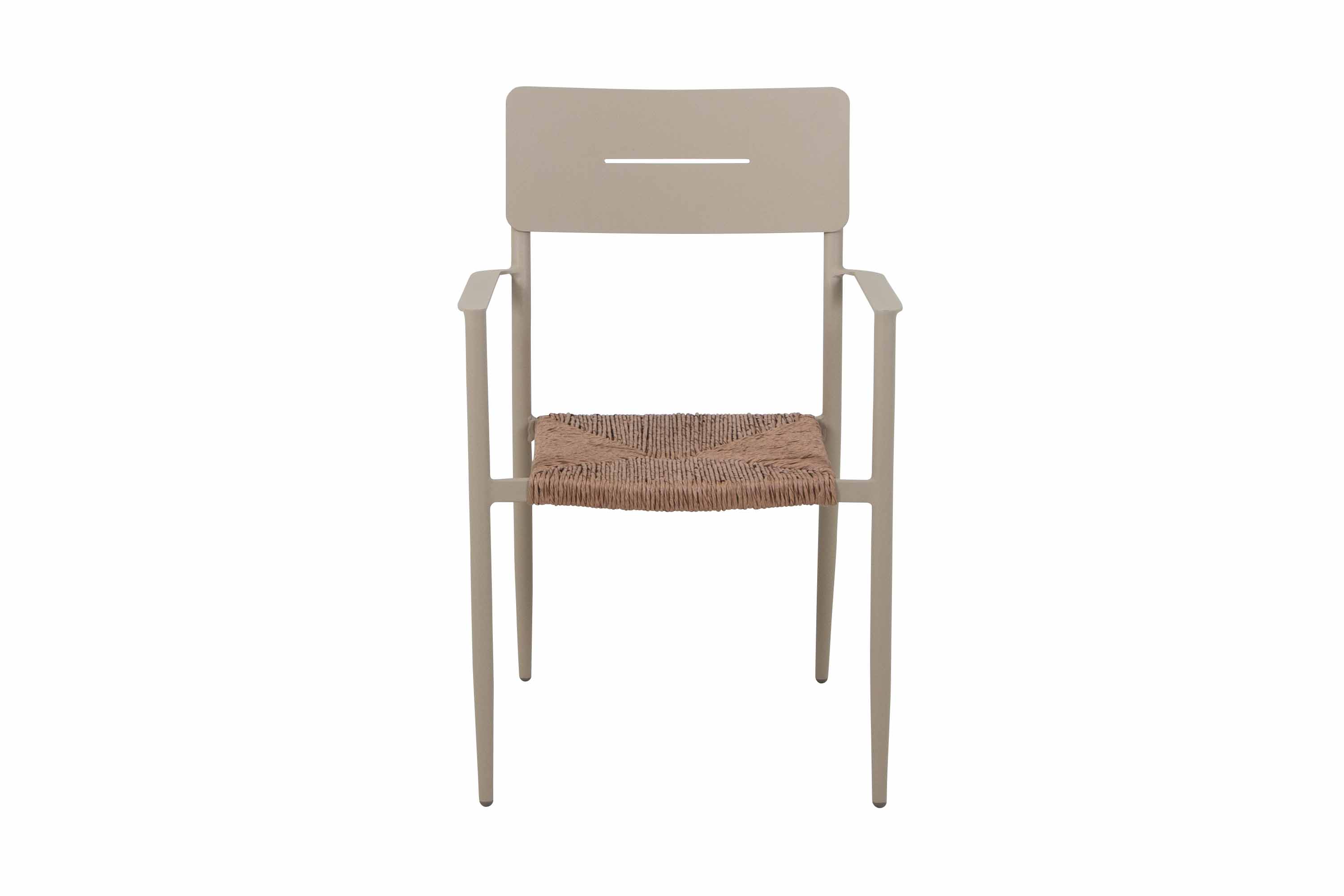 Miami karmstol Beige/natur