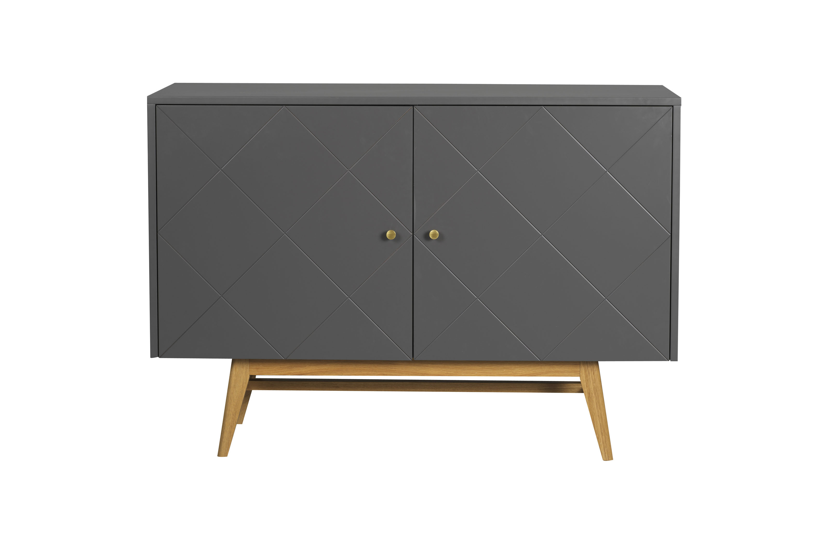 Rosswood sideboard 124 grå/ek