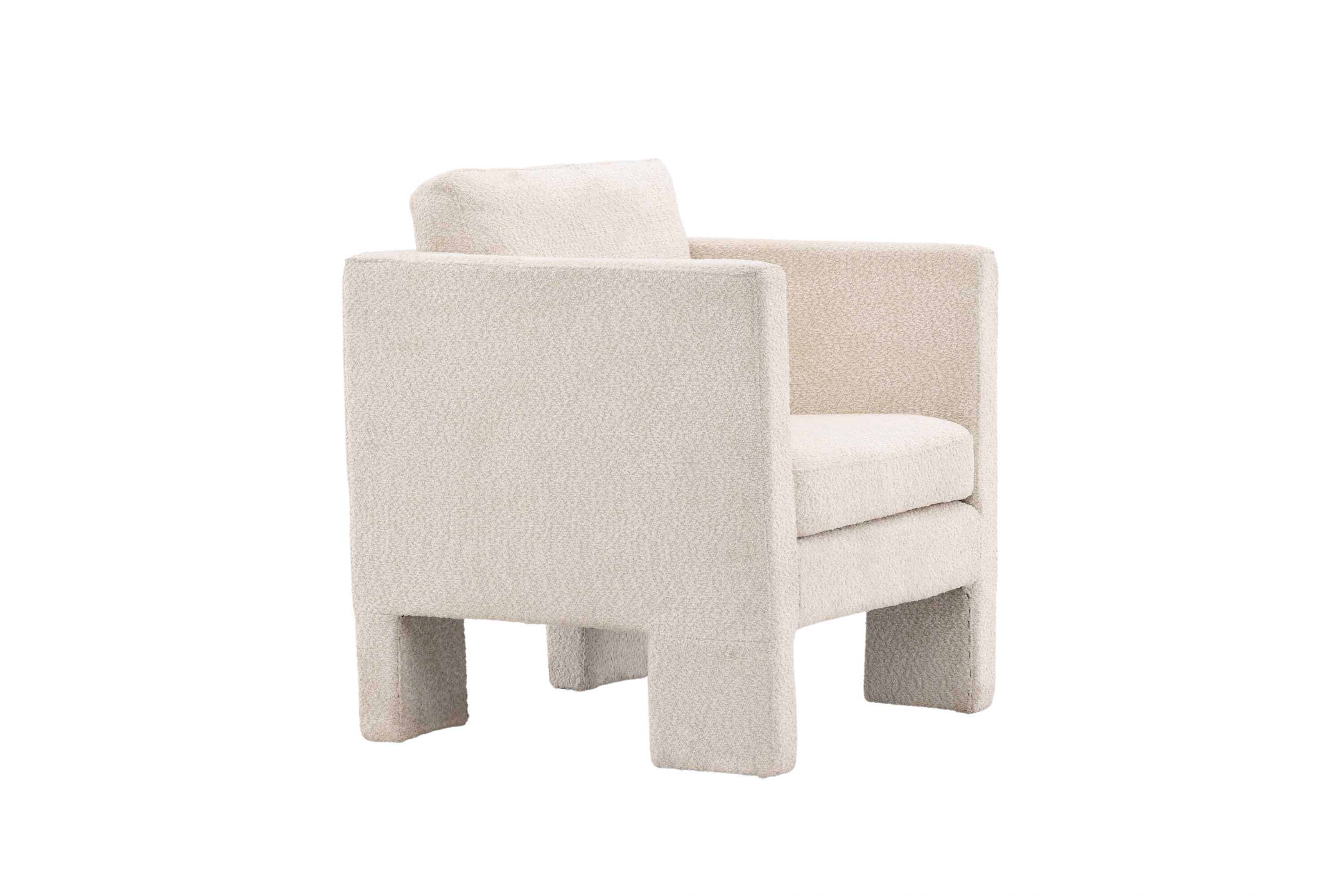 Köp Ragusa fåtölj - Vit 80 x 74 cm från Venture Design - Bra Möbler