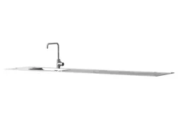 Drop benkeplate med vask/kran